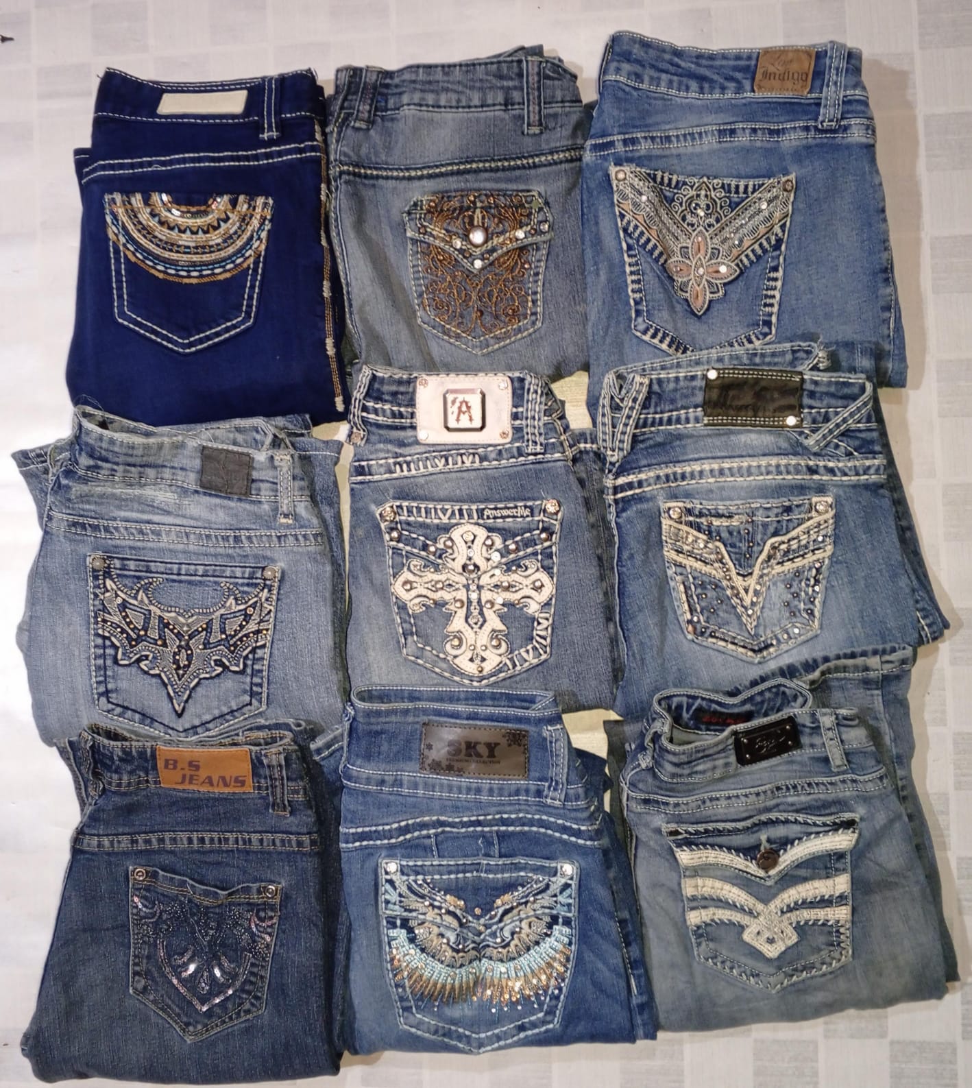 Angel and other brand jeans