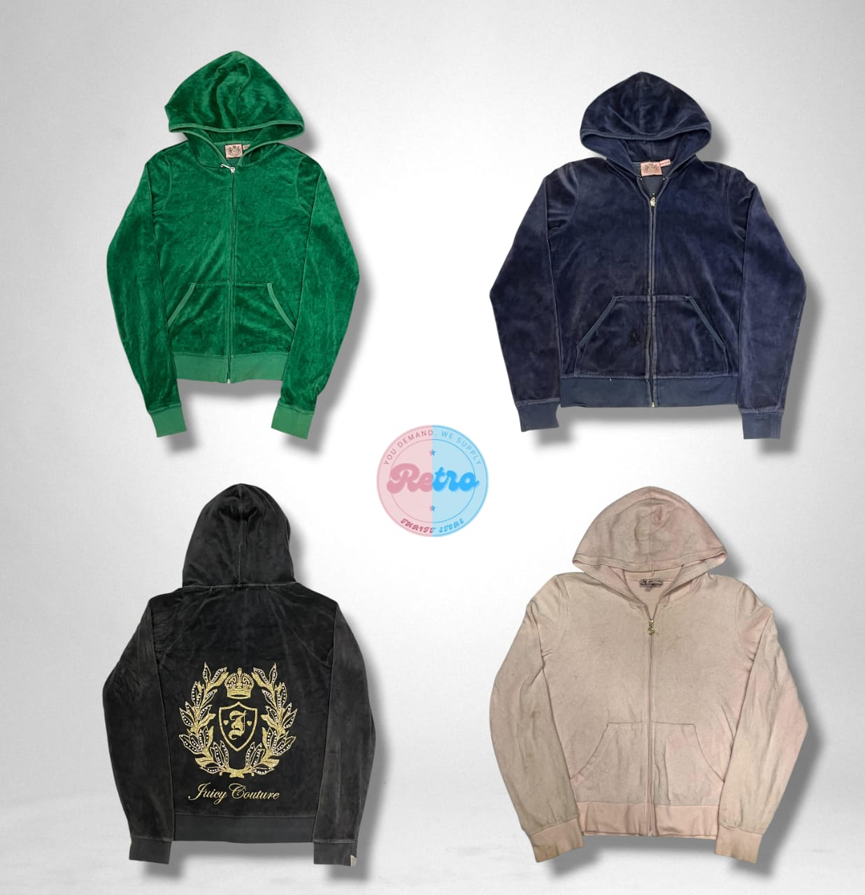 Juicy Couture Velour Hoodie (E)