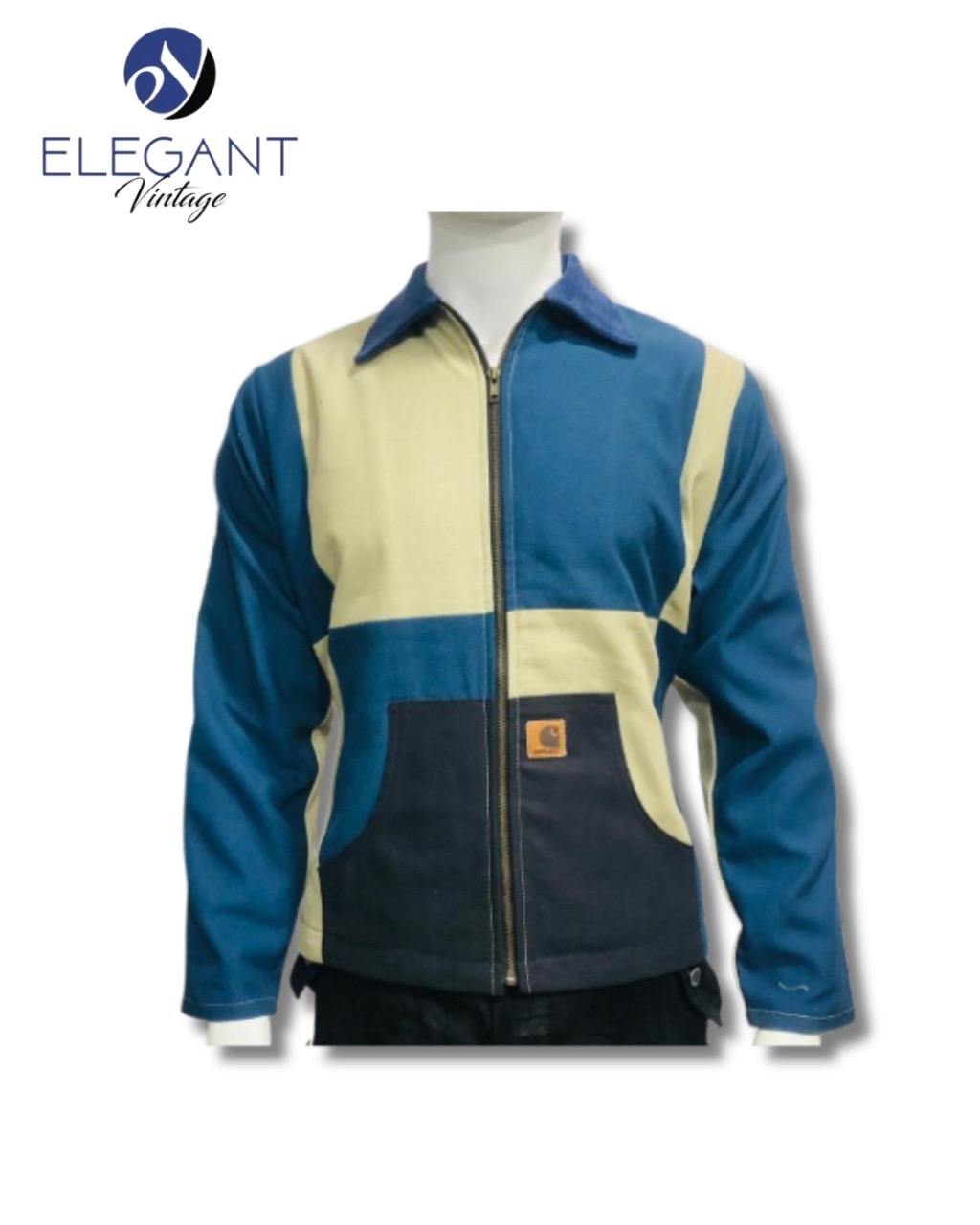 UPCYCLED Carhartt 1 two 1 ラウンドポケットジャケット - EVR0015