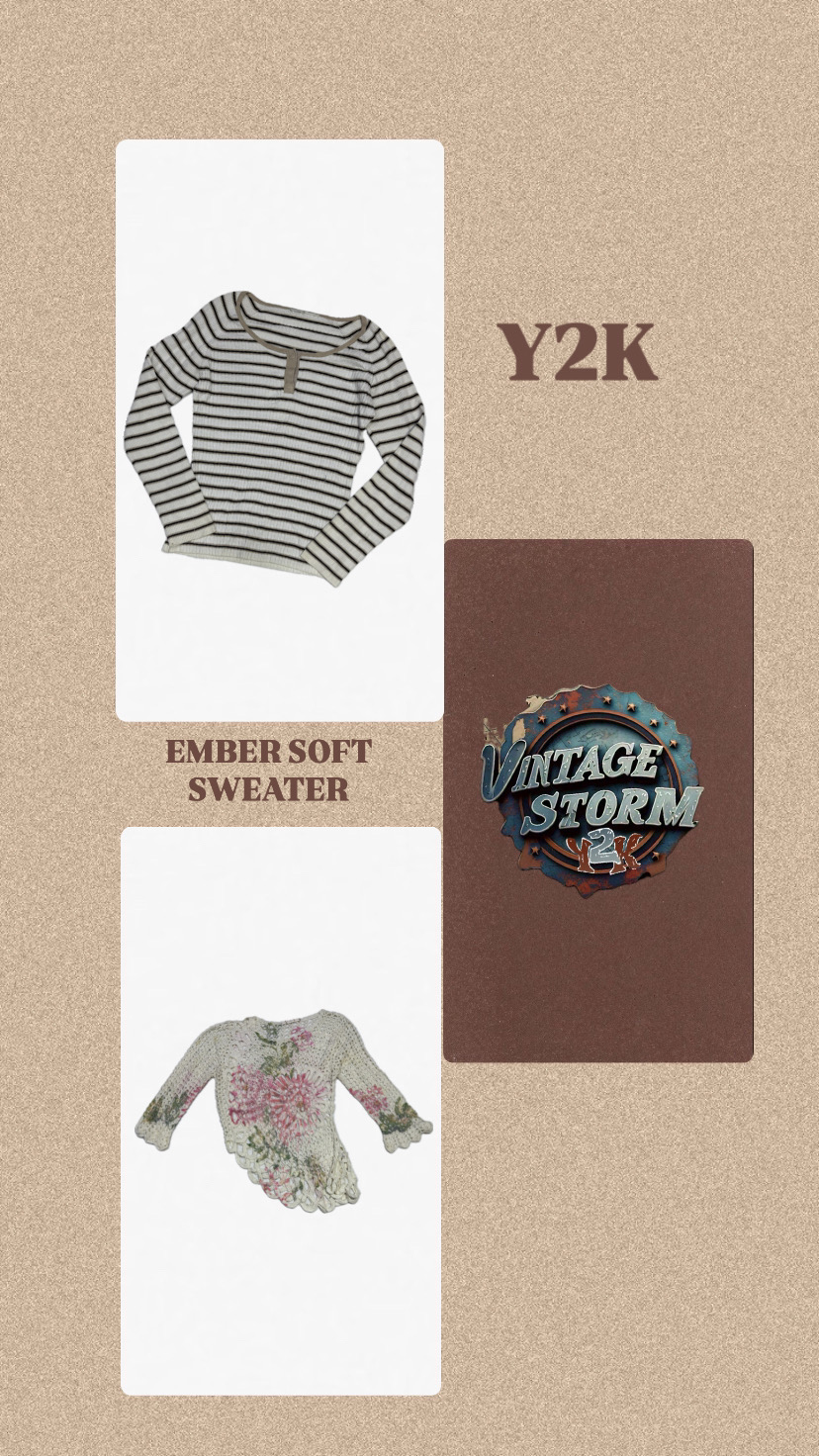 Y2k Ember Soft Sweater