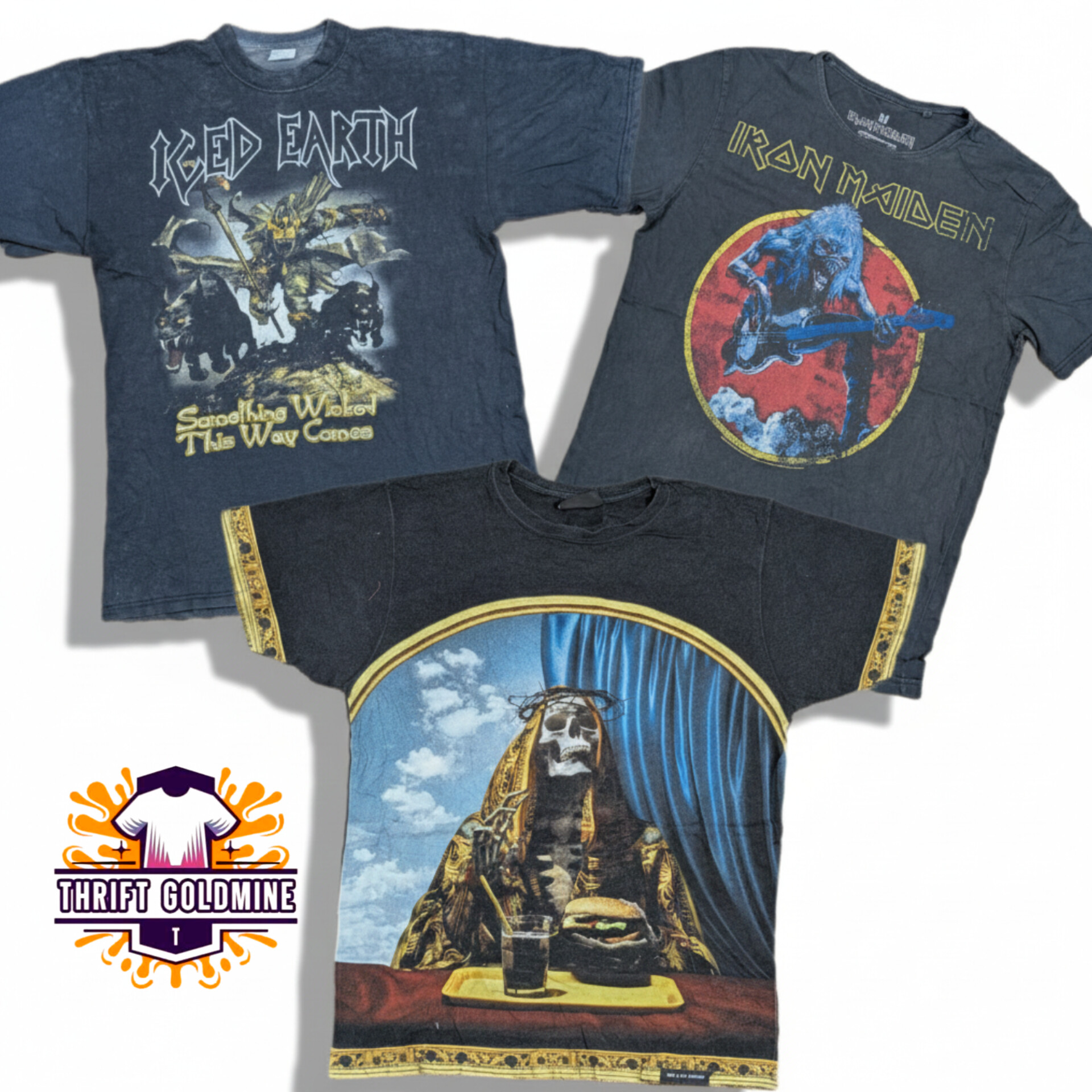 Vintage Music Printed T Shirt