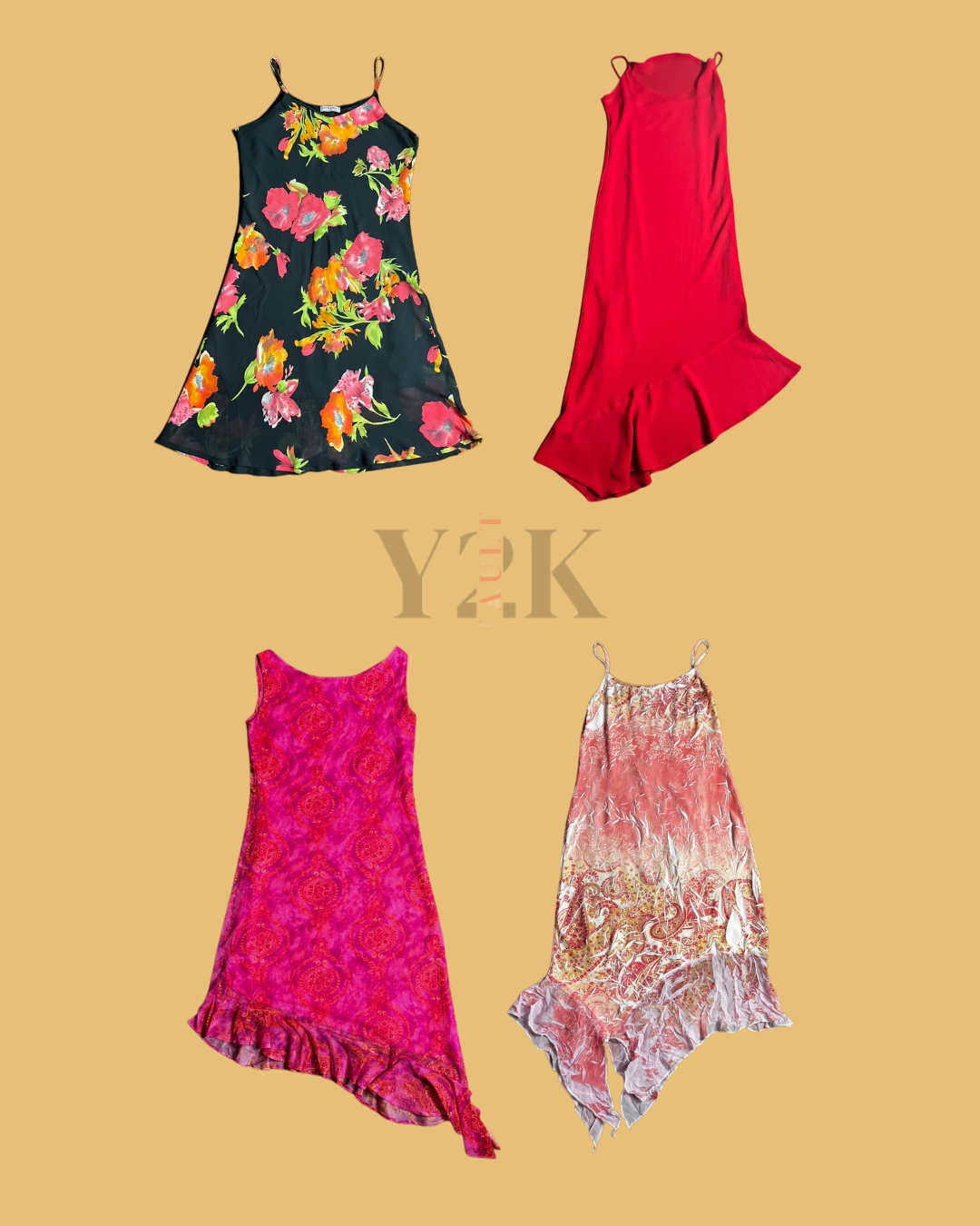 Y2K-Party- und Freizeitkleid-Bundle (Yv-481)