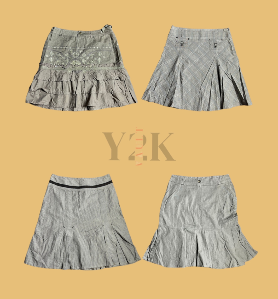 Retro 2000er Boho-Röcke (Yv-486)