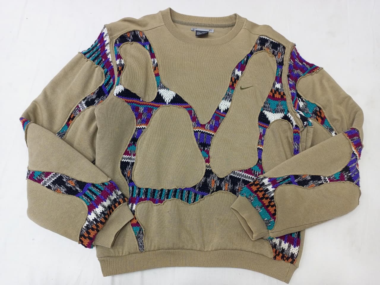 CR960 UPCYCLED Mixed Branded Patchwork Sweatshirt