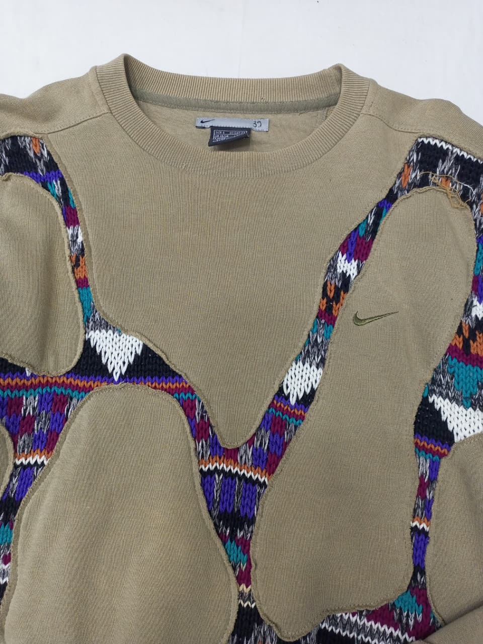 CR960 UPCYCLED Mixed Branded Patchwork Sweatshirt