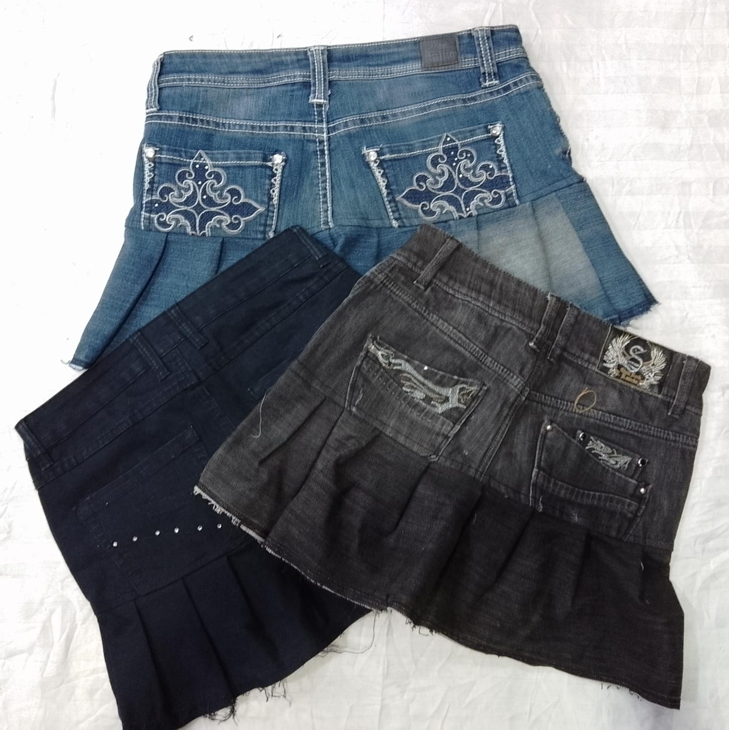 CR5578 Upcycled  Flare Skirts