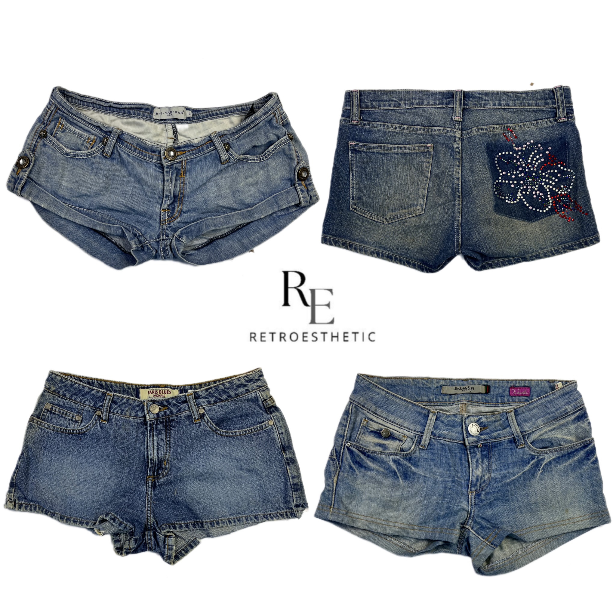 Y2K Britney Era Girl Micro Mini Short RE2502