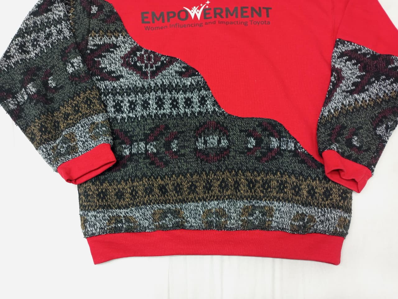 CR965 Upcycled Sweater Panel Sweatshirts