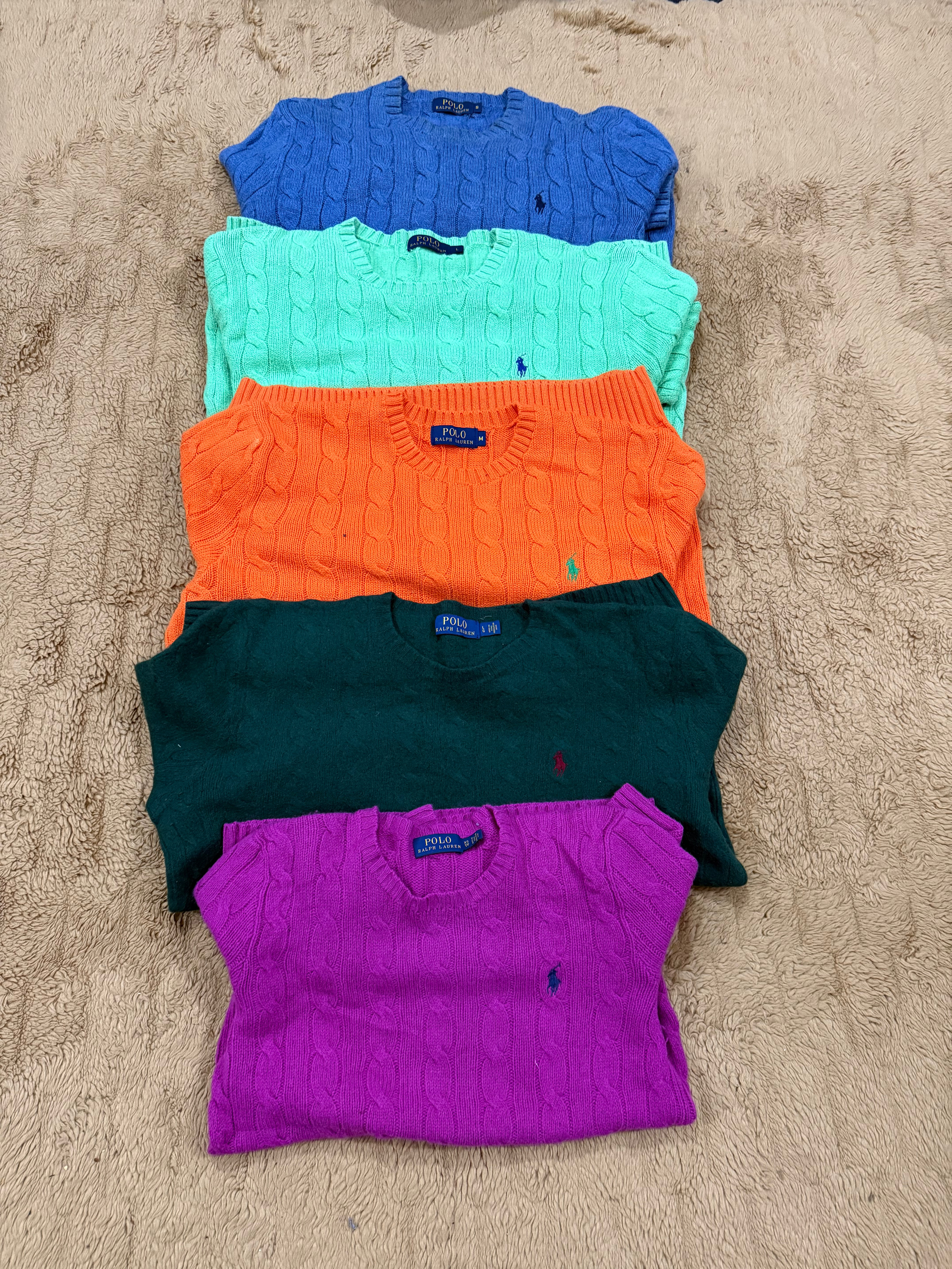 Polo Ralph Lauren Cable Knit Sweaters