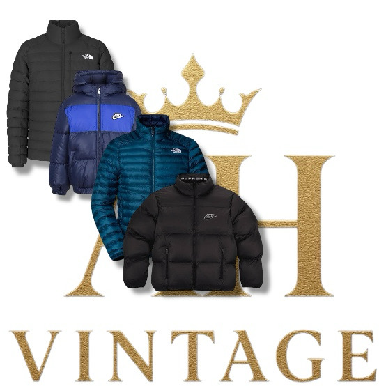 Mix Branded puffer jacket