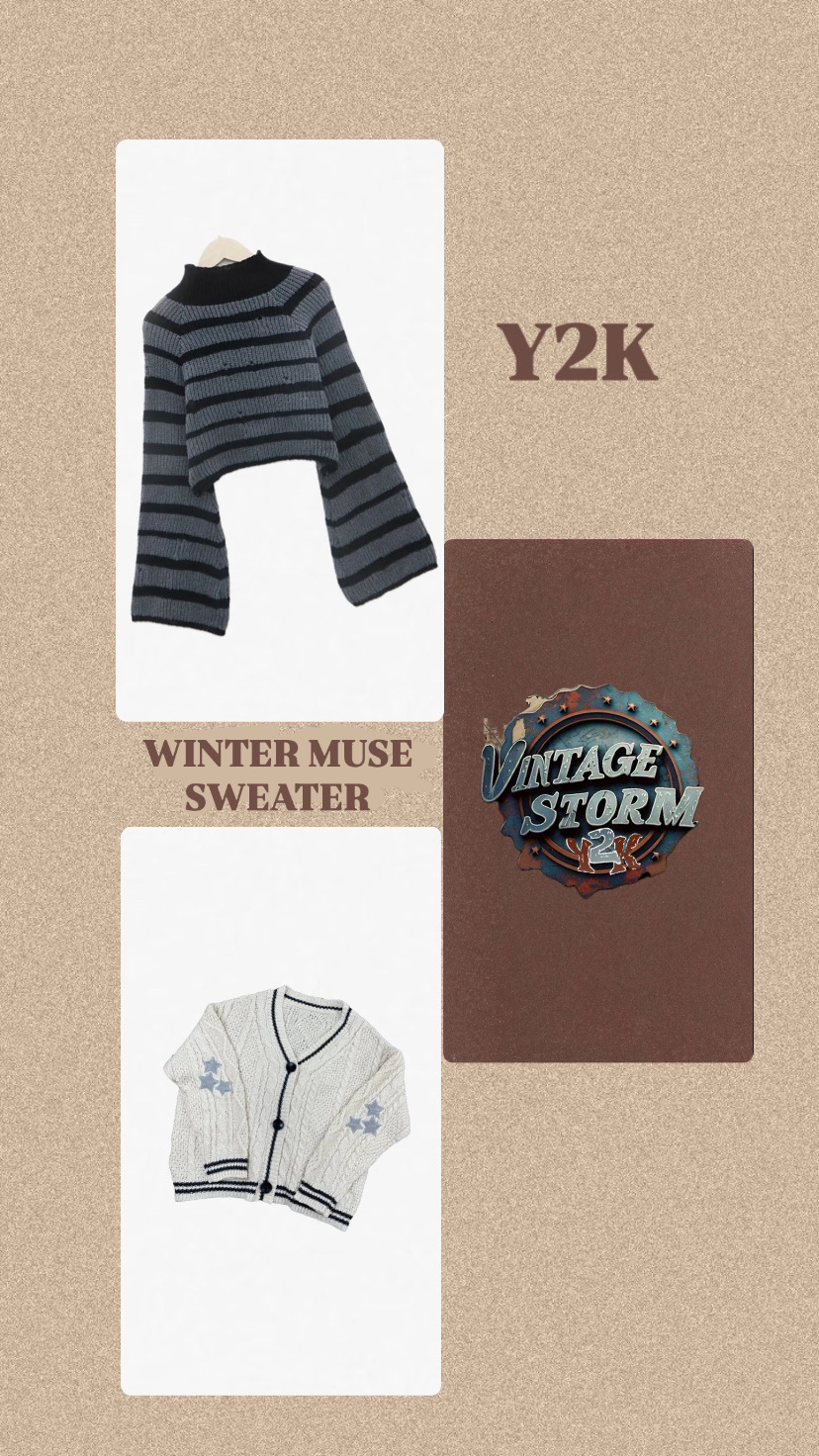 Y2k Winter Muse Sweater