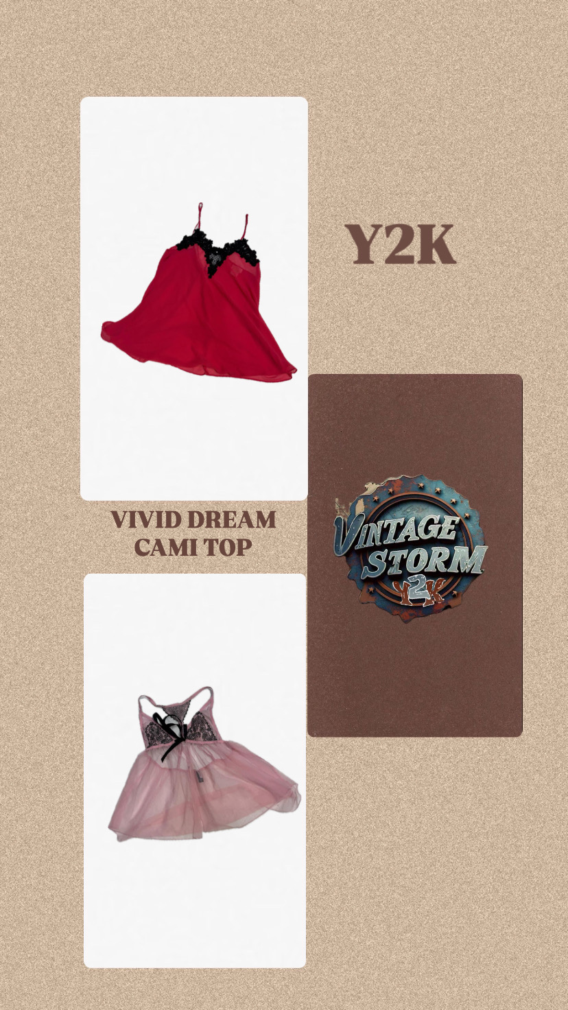 Y2k Vivid Dream Cami Top