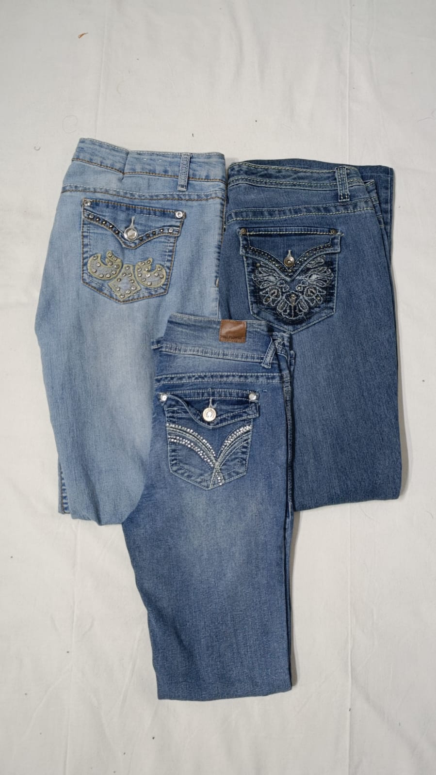 Y2K Embroidery Jeans