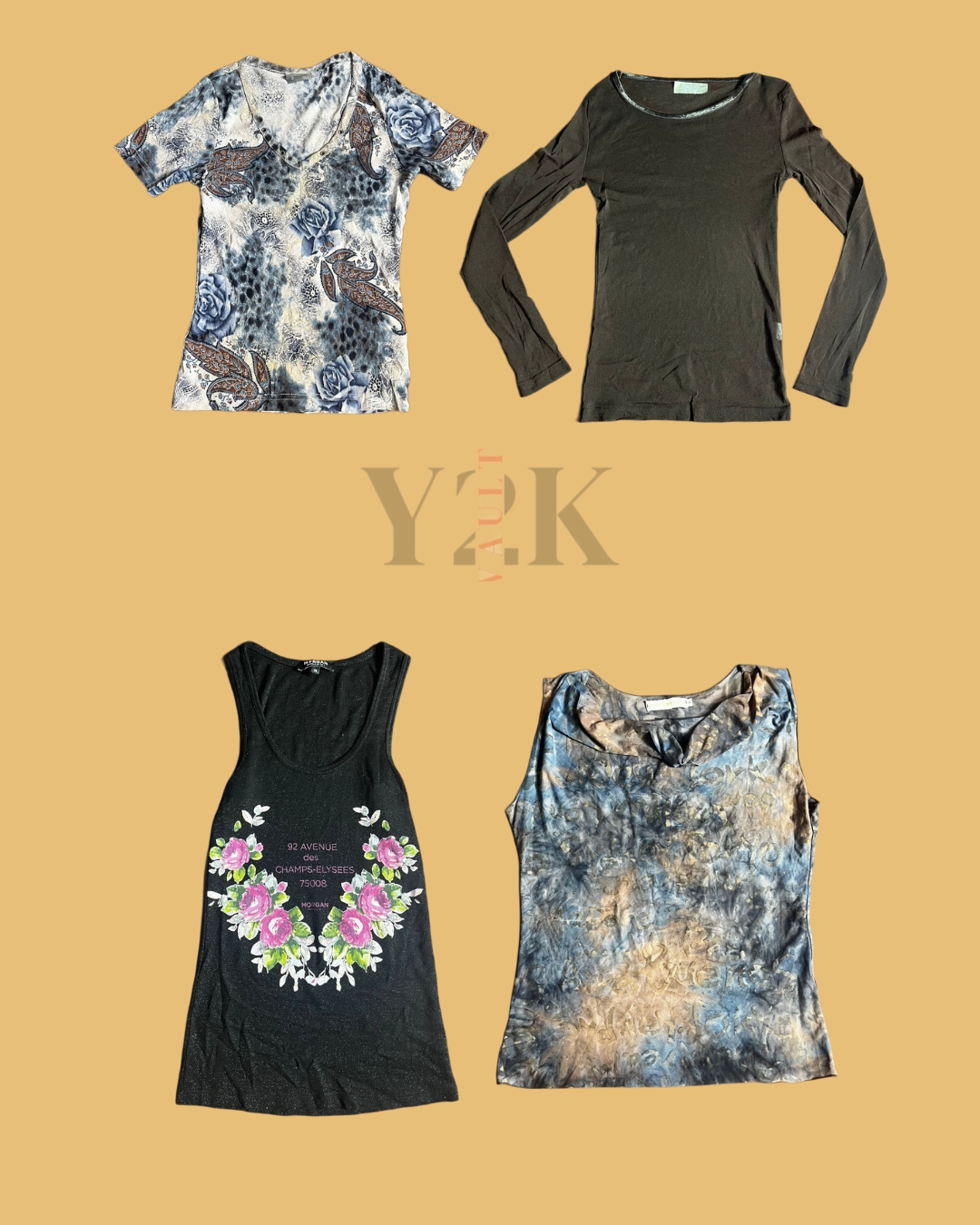 Y2K Vibes: Printed Top Pack (Yv-492)