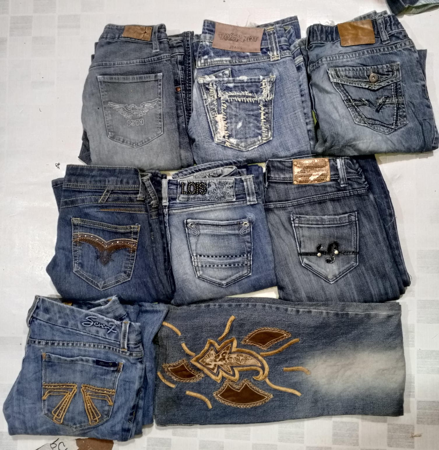 SEVEN7 AND OTHER BRAND JEANS (MR917)