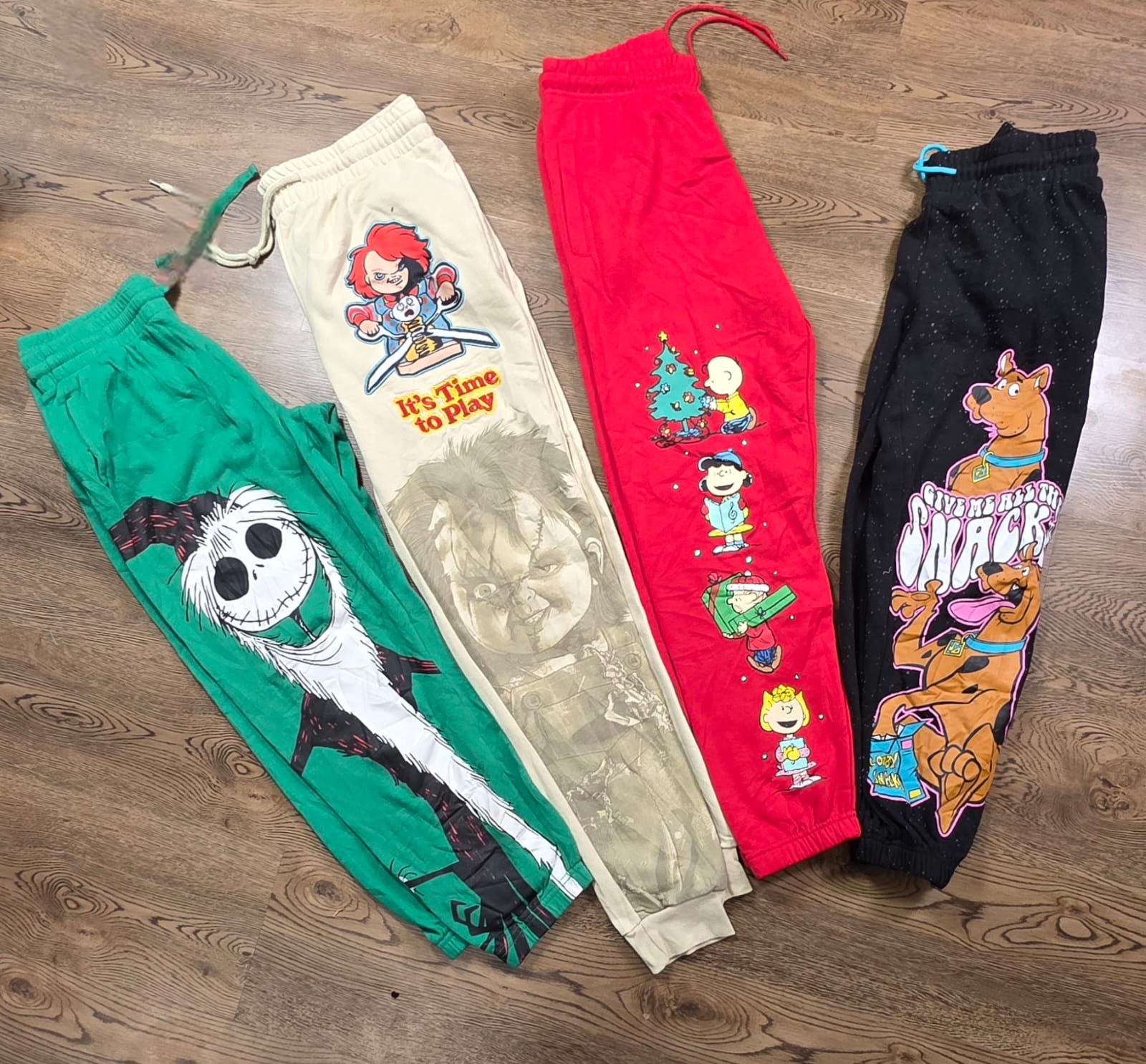 ヴィンテージプリントスウェットパンツ