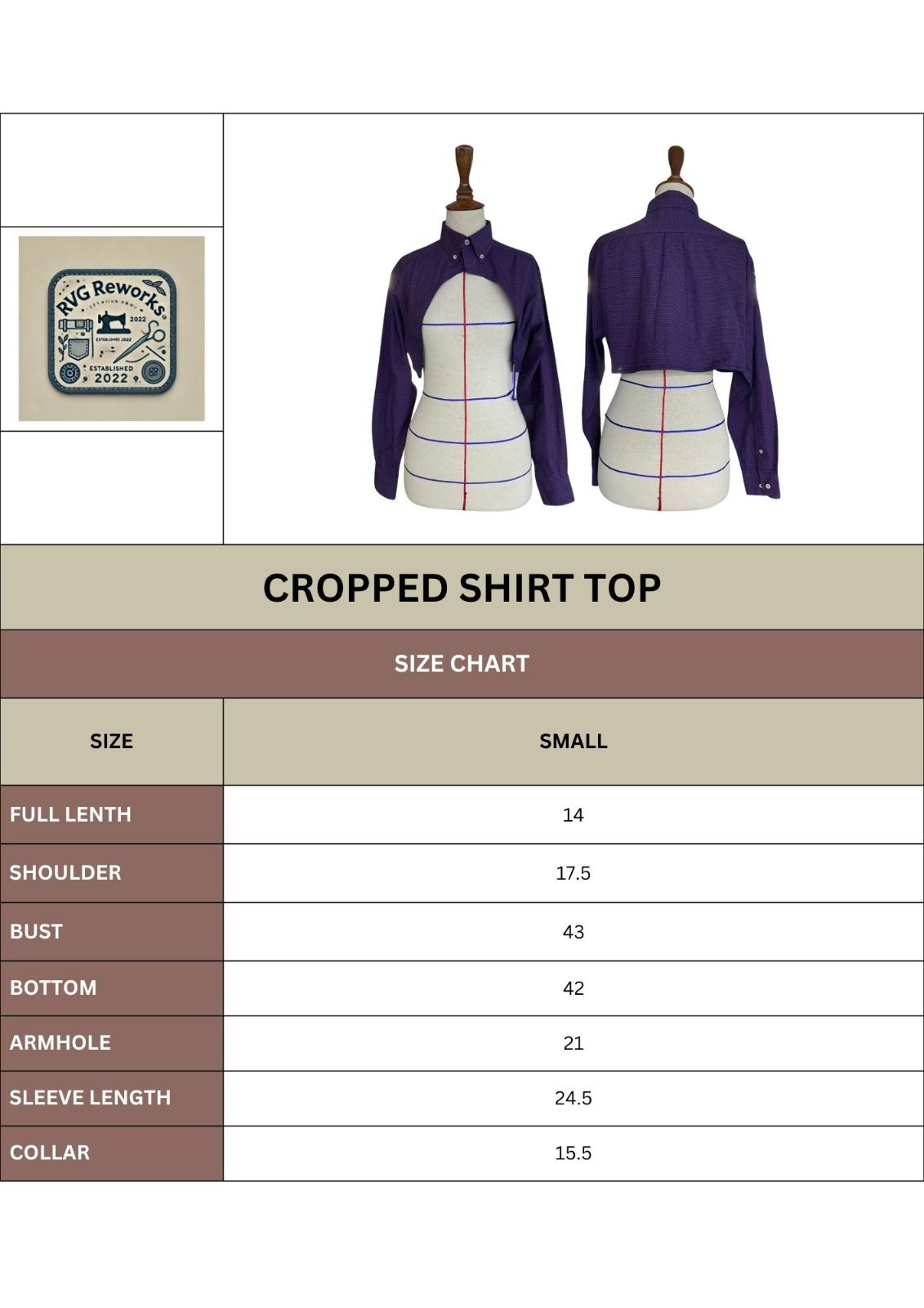 Upcycled Cropped Bolero Button-Up