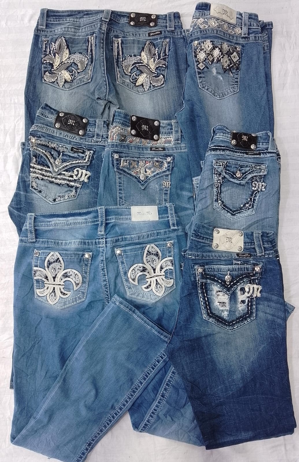 CR5583 ヴィンテージ ミス ミー フレア ジーンズ