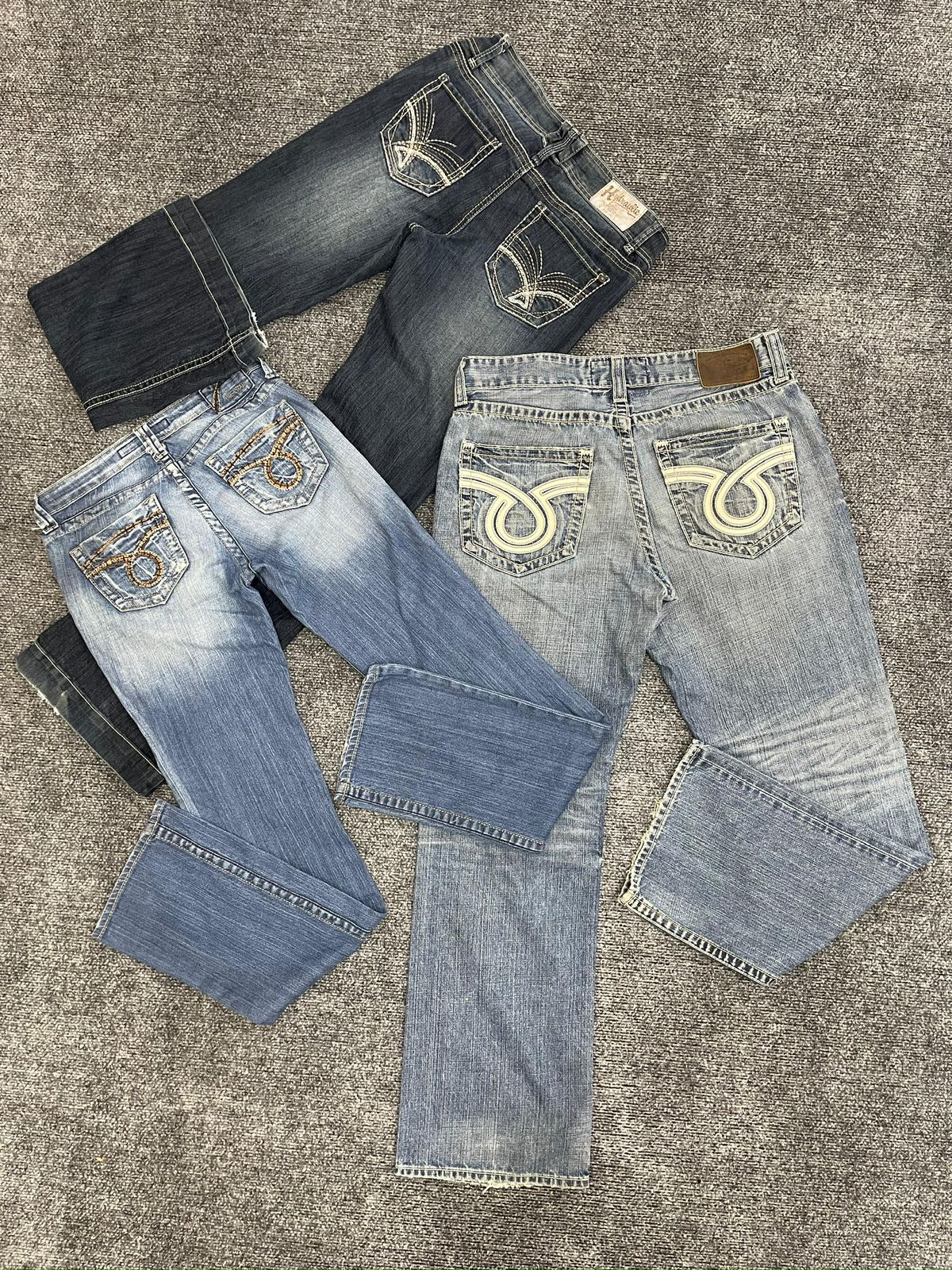 Y2K Embelished Flared Jeans - r (01/12)