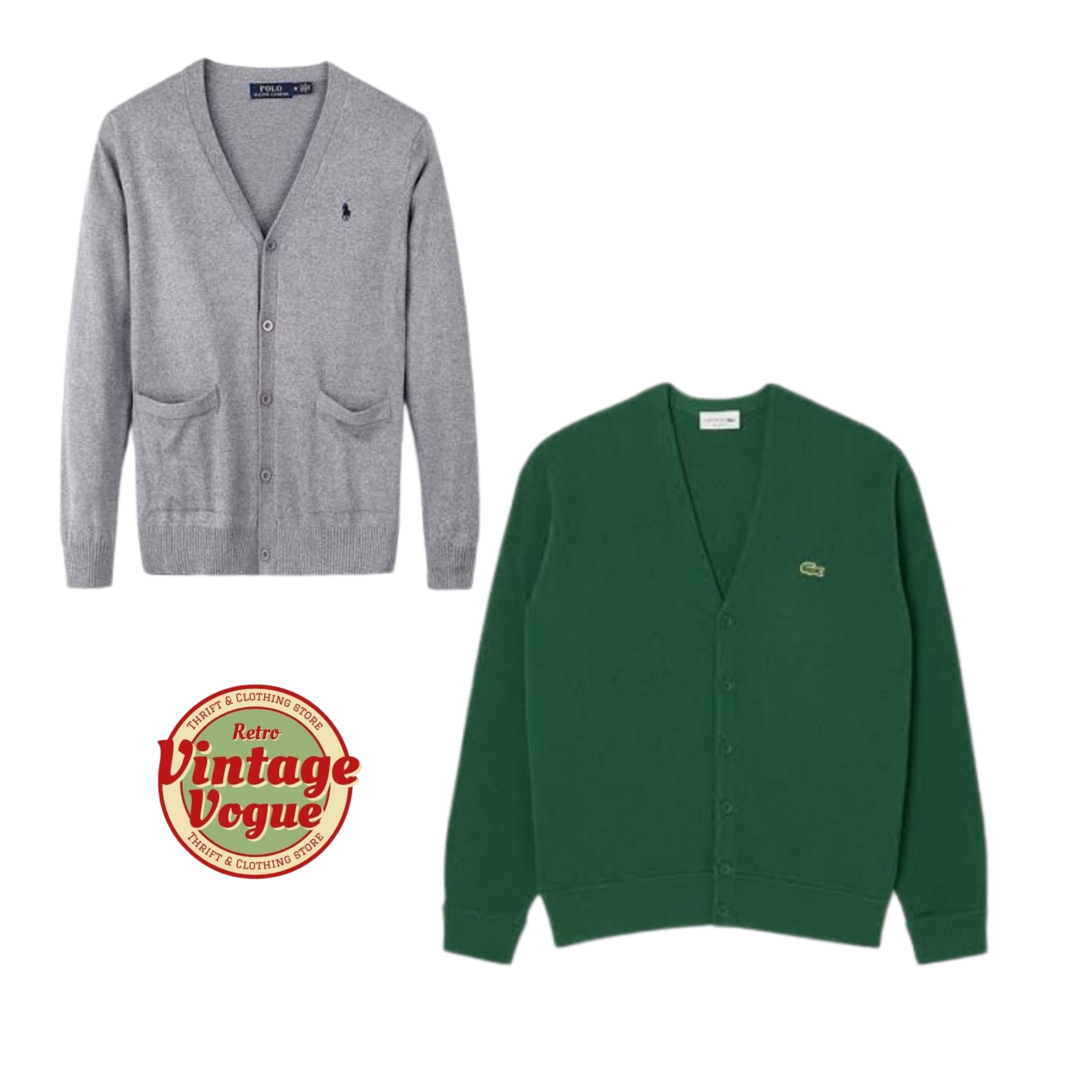 「Lacoste x Ralph Lauren カーディガン (Dec-008)」