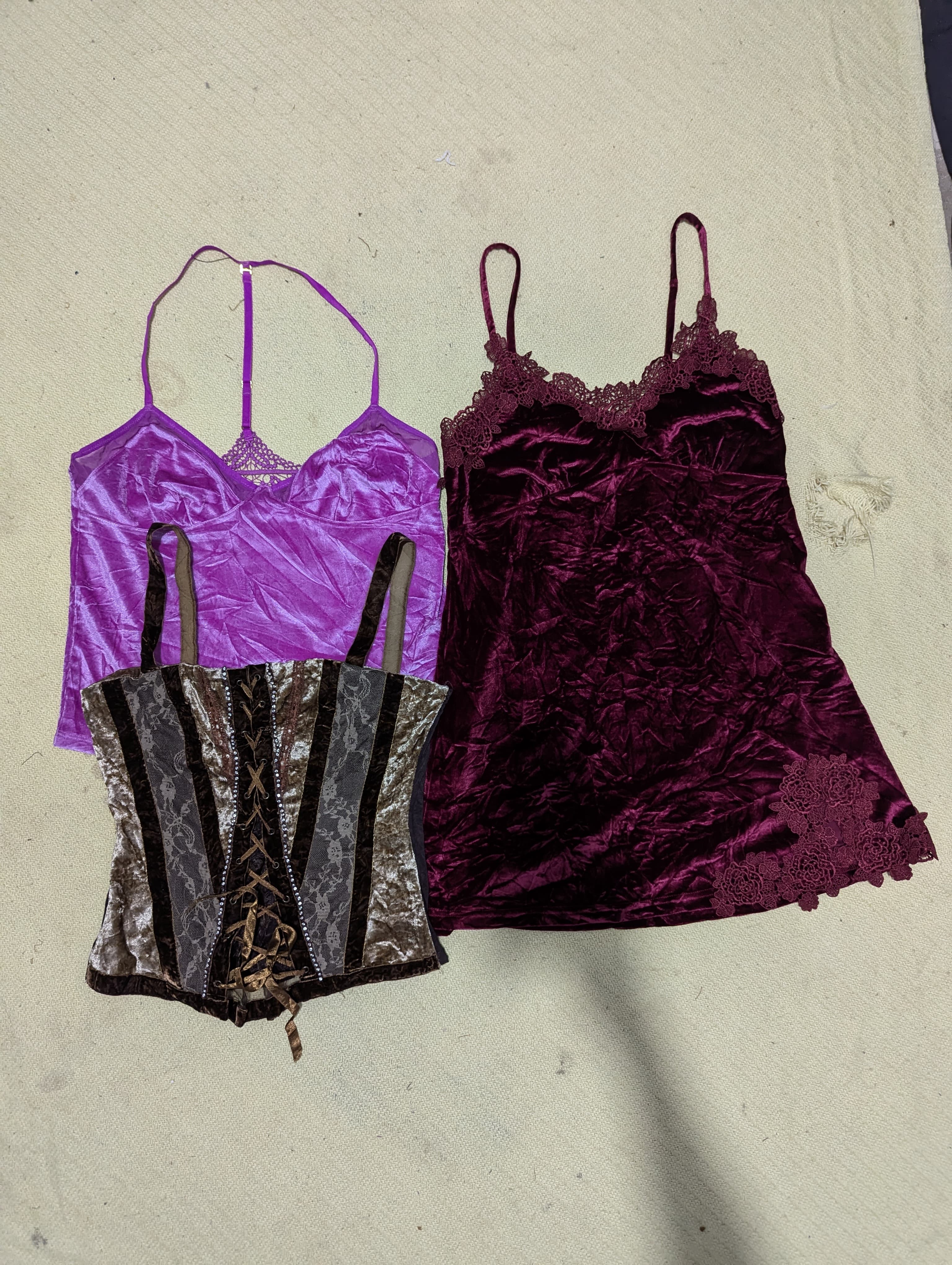 Velvet Cami Tops