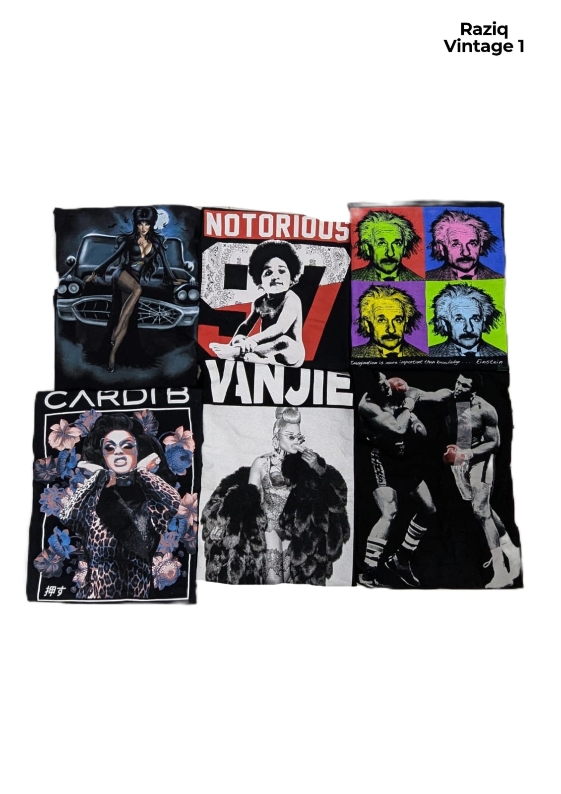 💥 RV1038 ヴィンテージプリントTシャツ