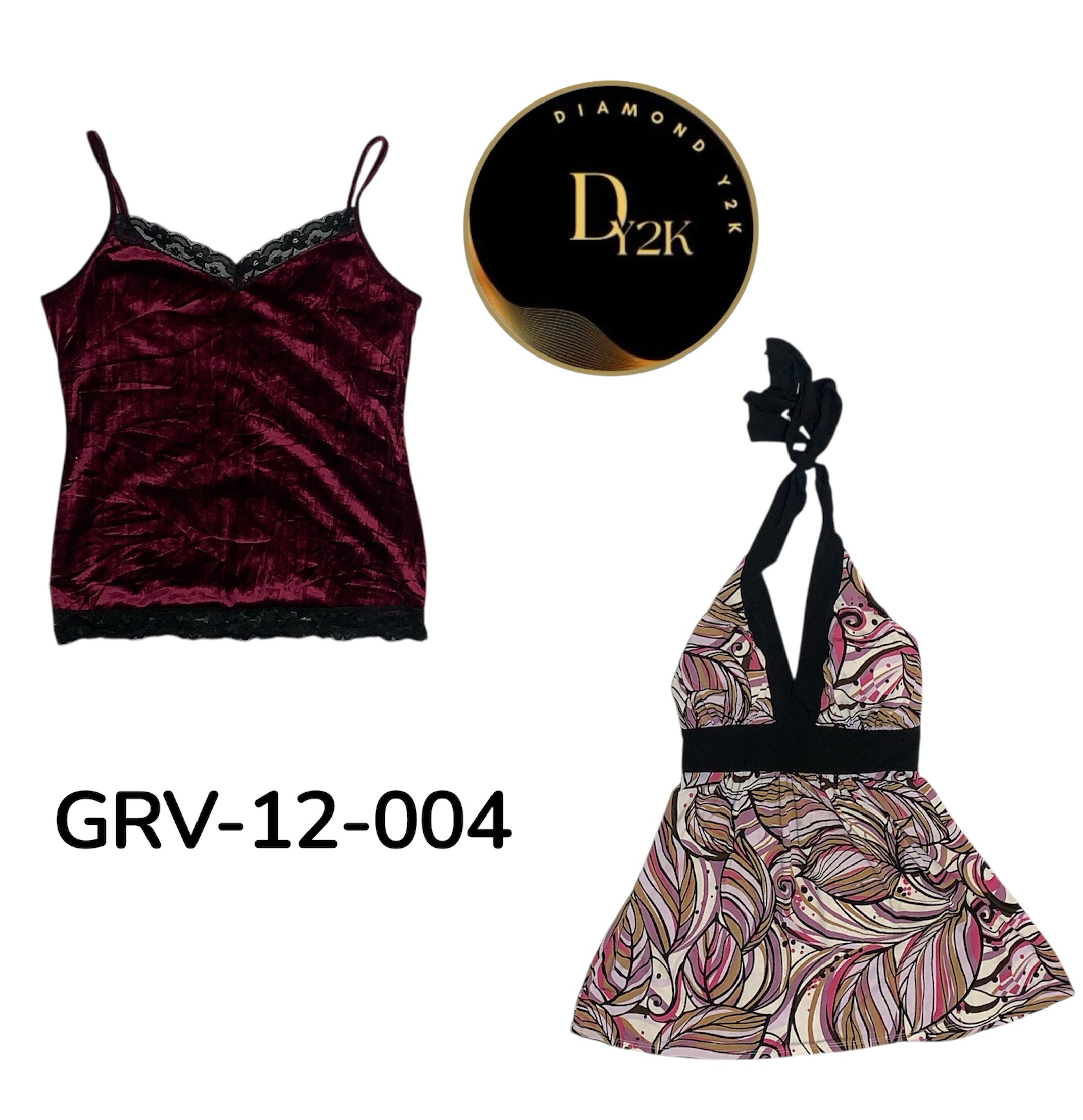 2000s Aesthetic Cami Top – Minimalist Y2K Fashion (GRV-12-004)