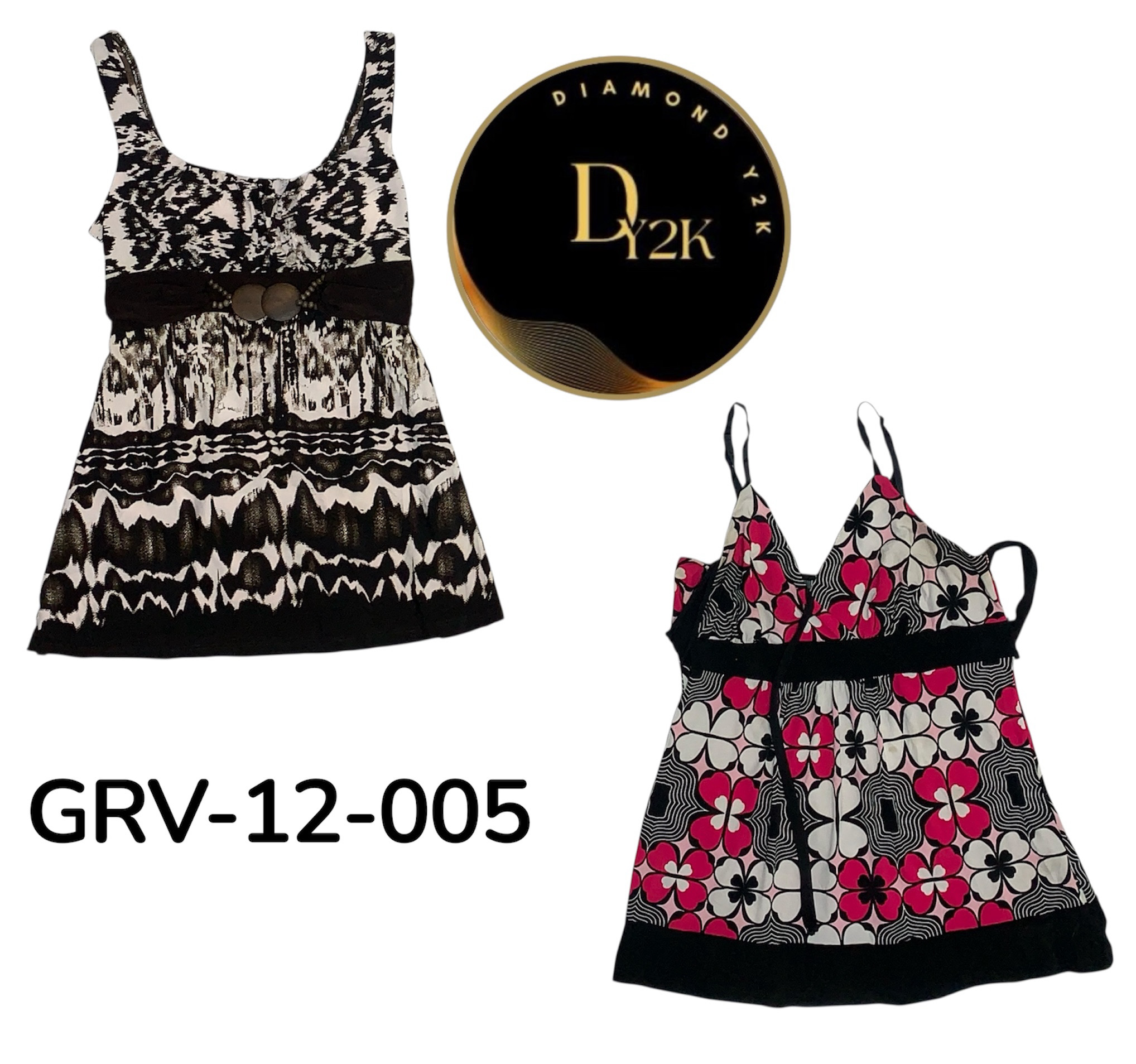 Y2K  Cami – Vintage Inspired Top (GRV-12-005)