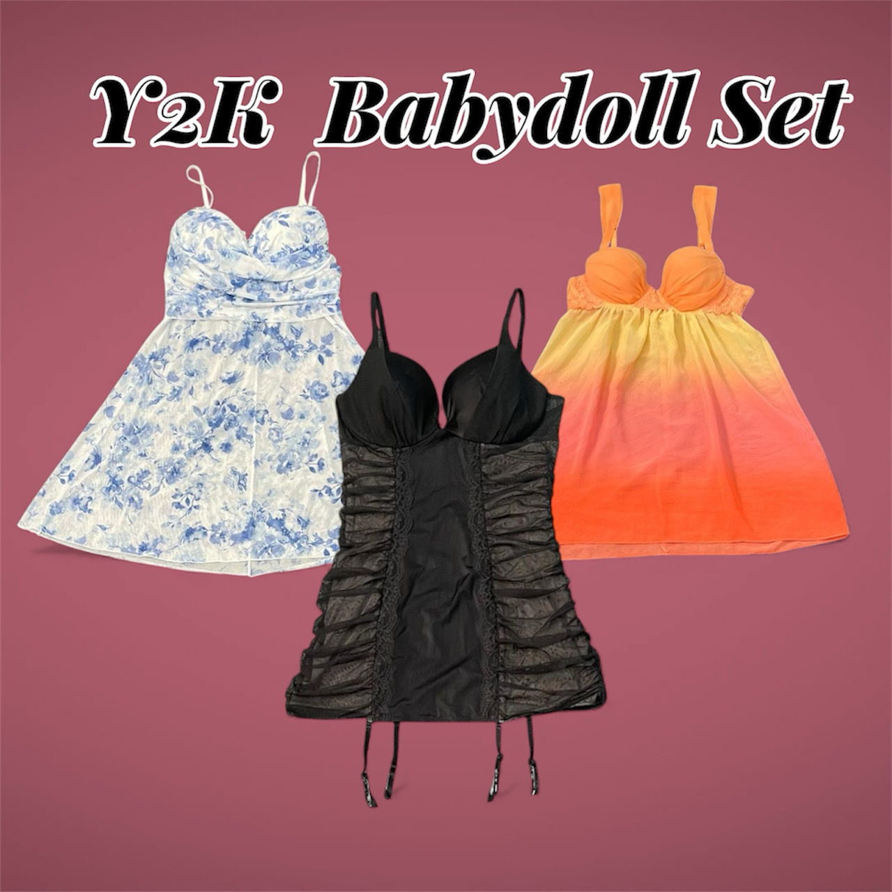 Y2K Baby Doll Tops