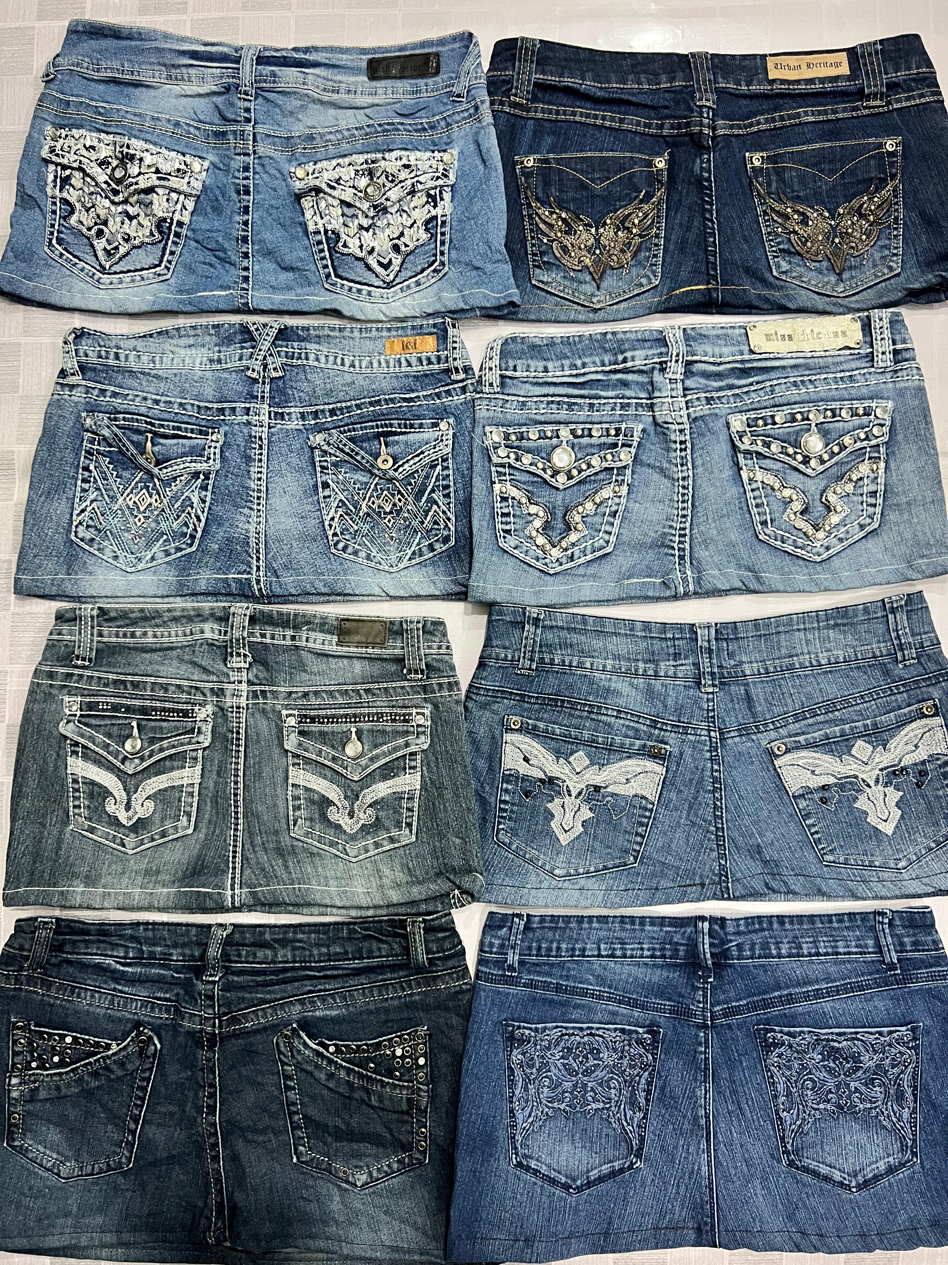 R200 Ladies Embellished Y2k Mini Skirts