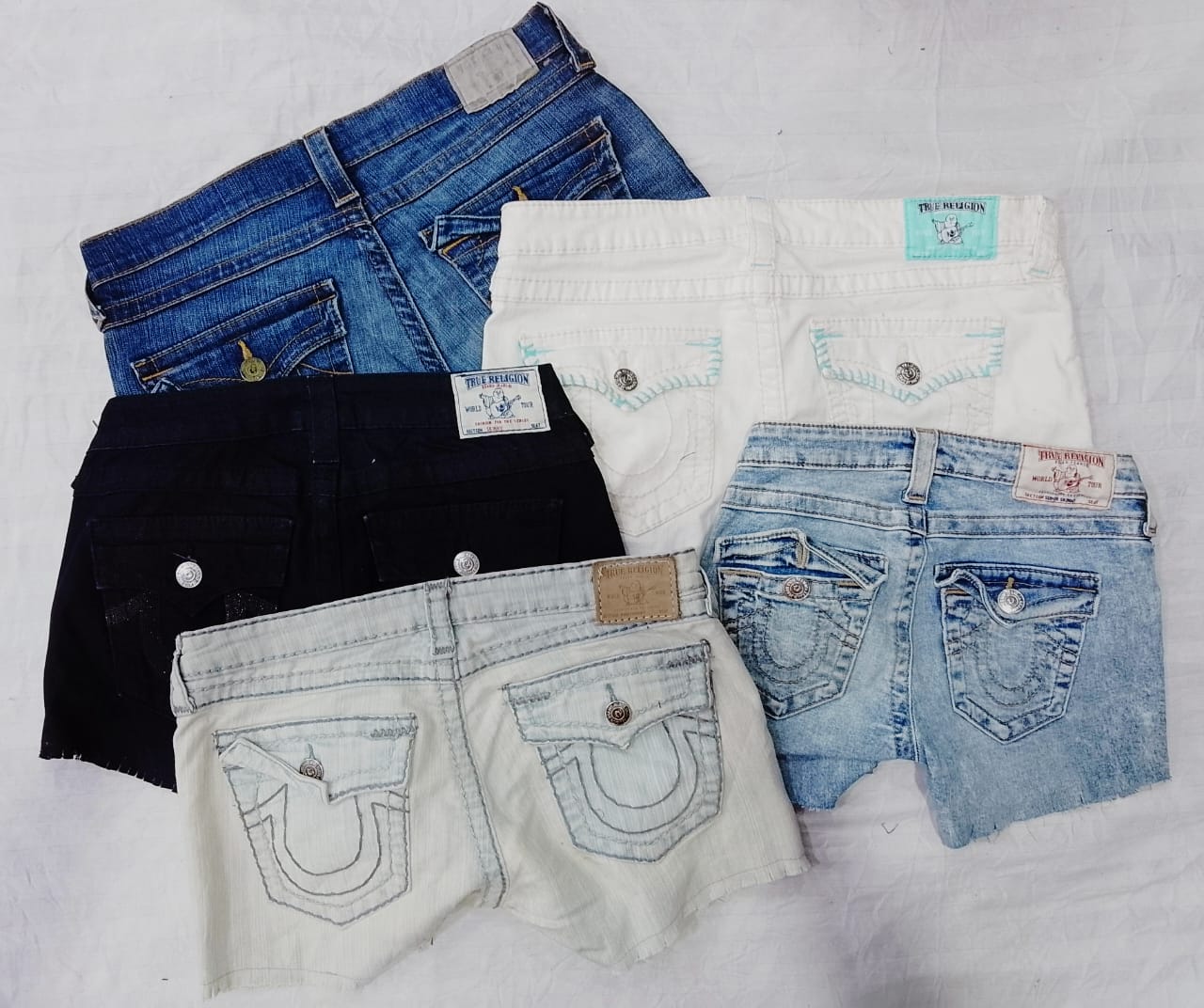 CR5592 UPCYCLED True Religion Sexy Shorts