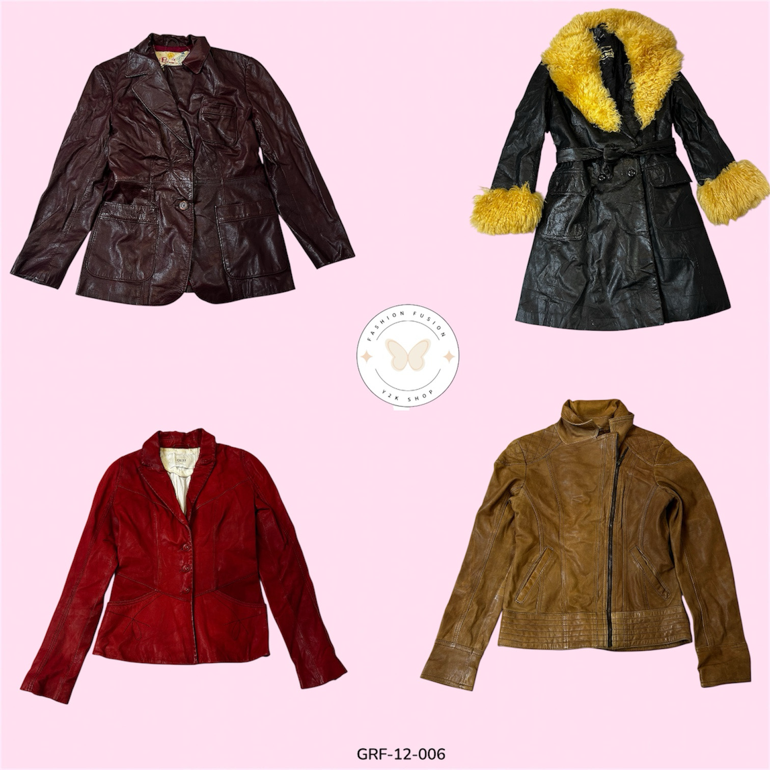 Structured Leather Jacket – Timeless Essential Layer (GRF-12-006)