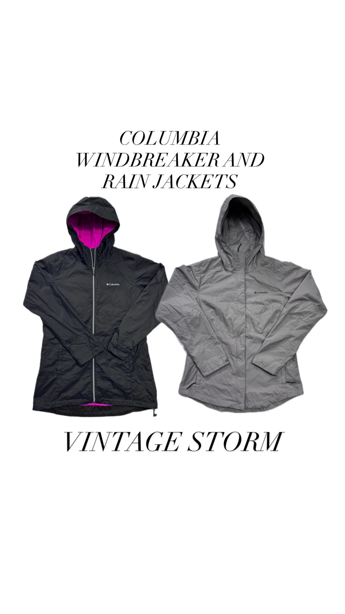 Columbia Wind Breaker And Rain Jackets