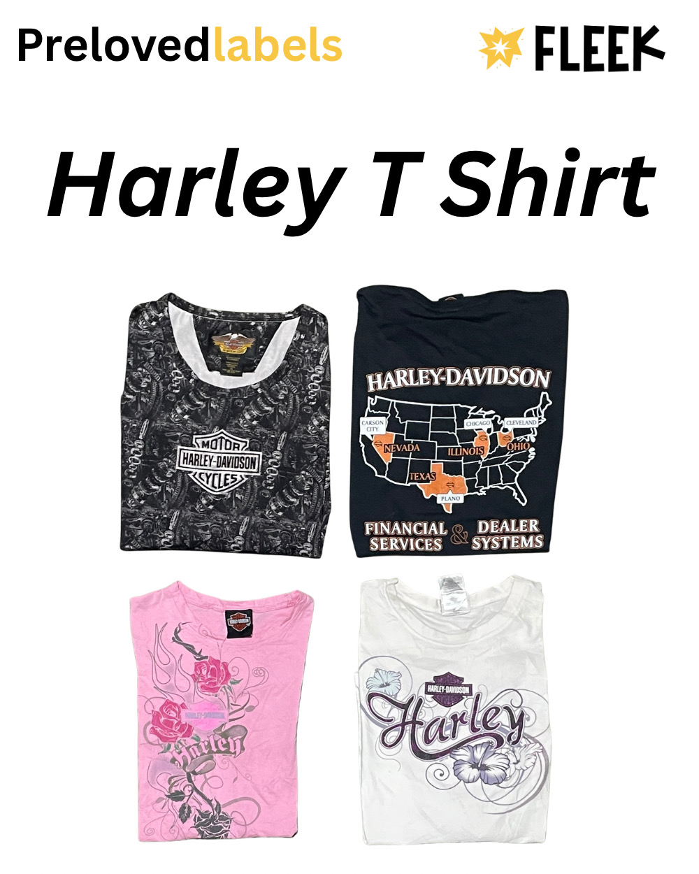 Harley Davidson Baby Tees (Wcv: 1296)