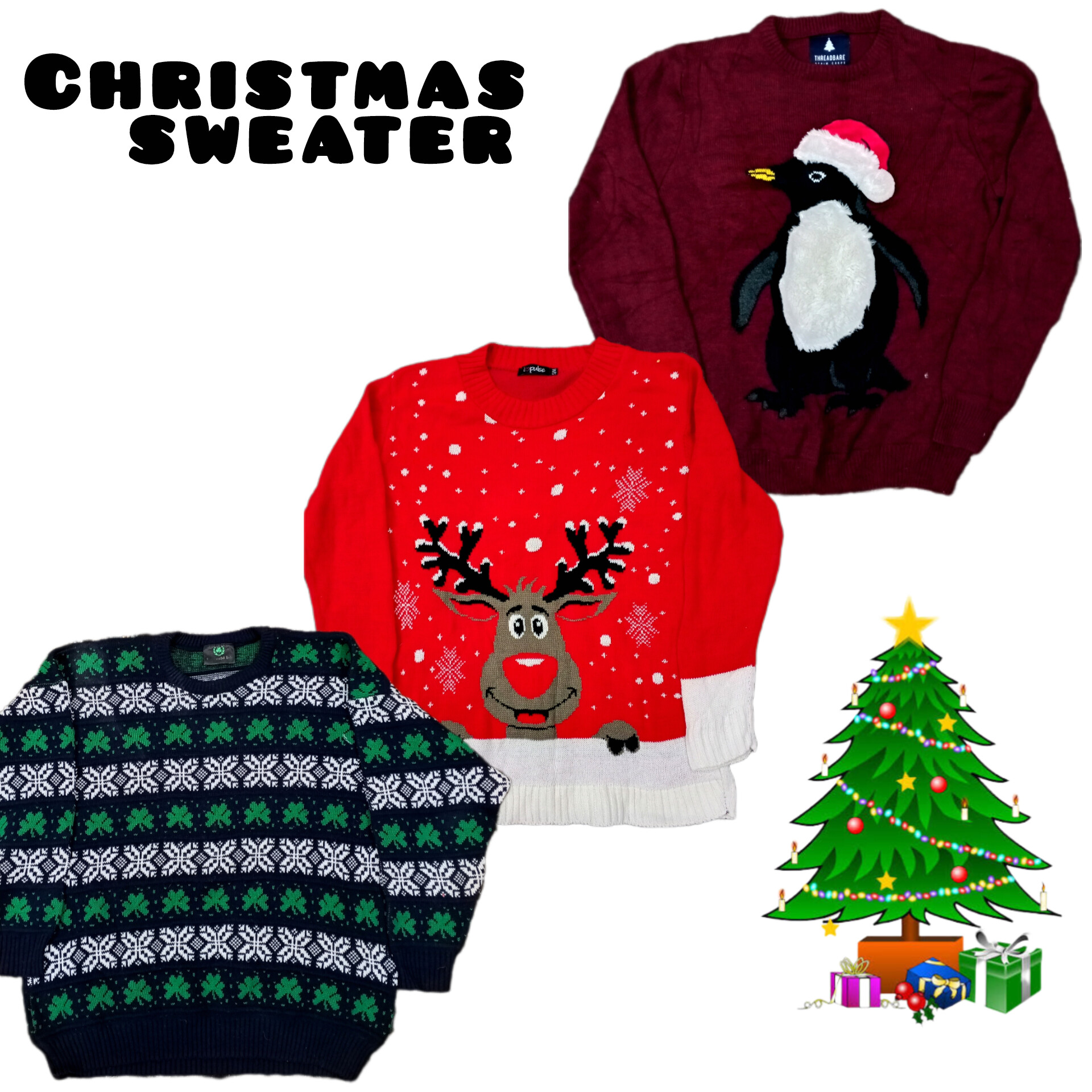 Christmas crewneck sweater