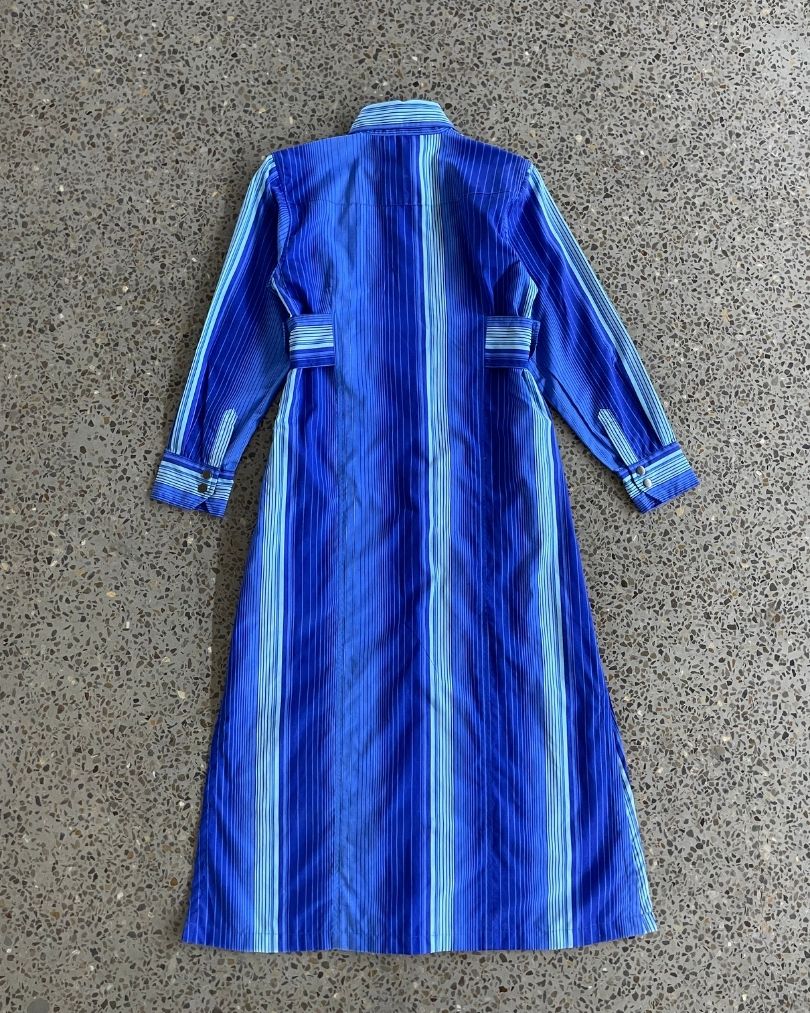 Robe maxi boutonnée upcyclée