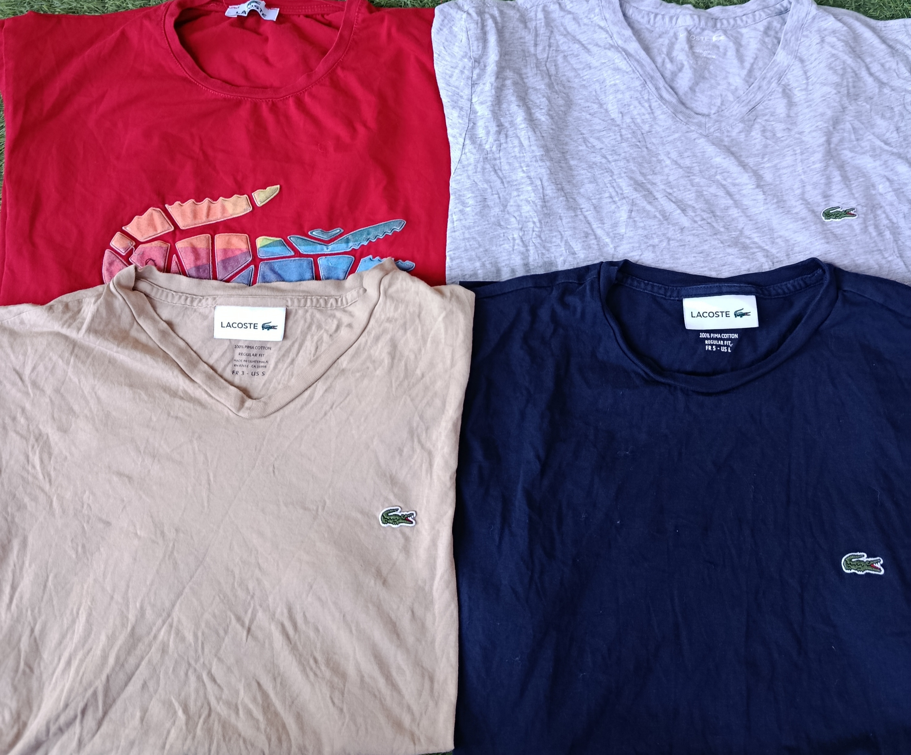 Lacoste t-shirt 9Pcs (3422)