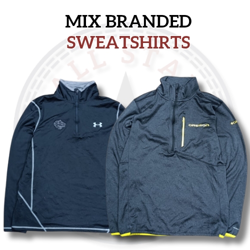 Mixed Branded Half Zips