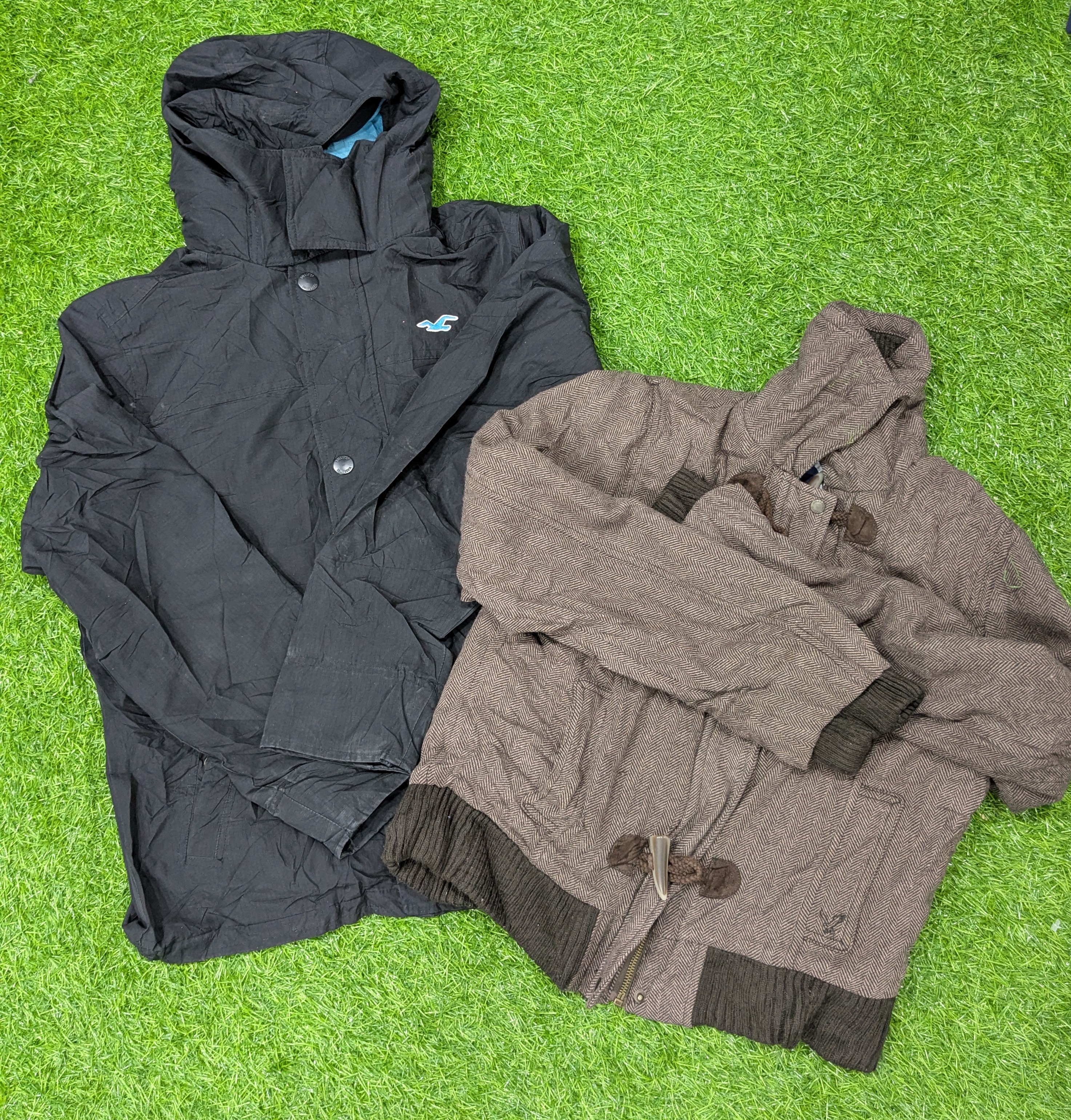 1162 - American Eagle, Hollister, Aeropostale & Abercrombie トラック、ウール＆コットンジャケット