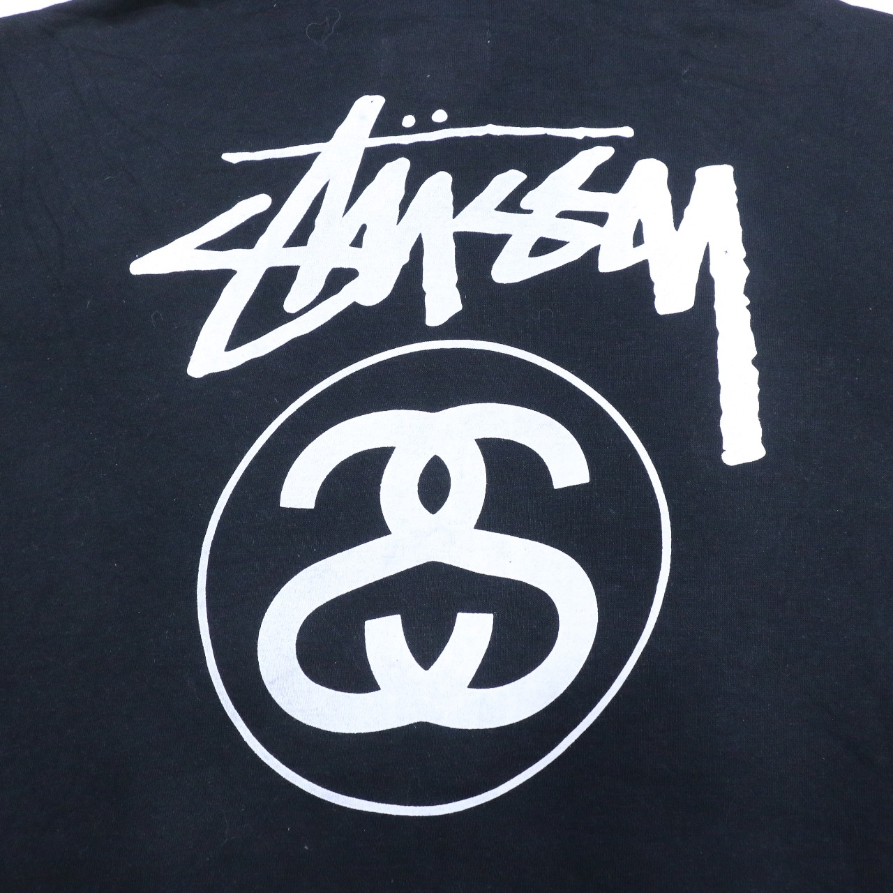 CR984 Rework Style Stussy Print Hoodie