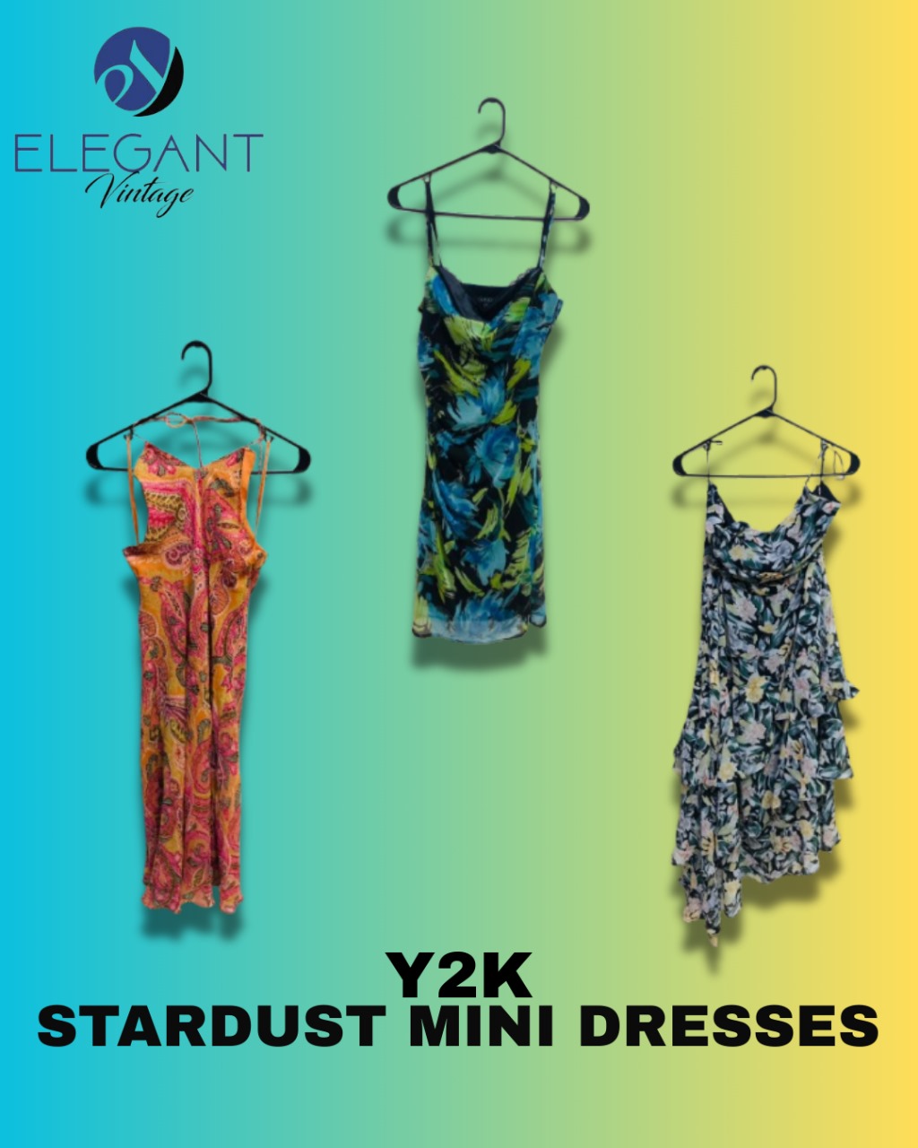 Y2K Stardust Mini Dresses - EV1266