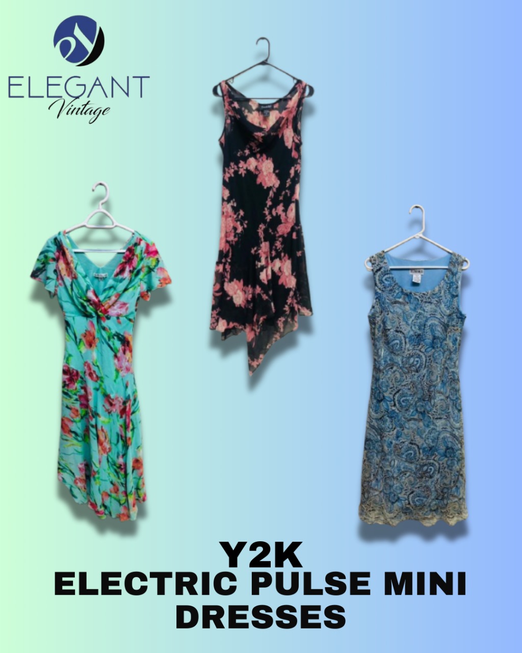 Y2K Electric Pulse Mini Dresses - EV1267