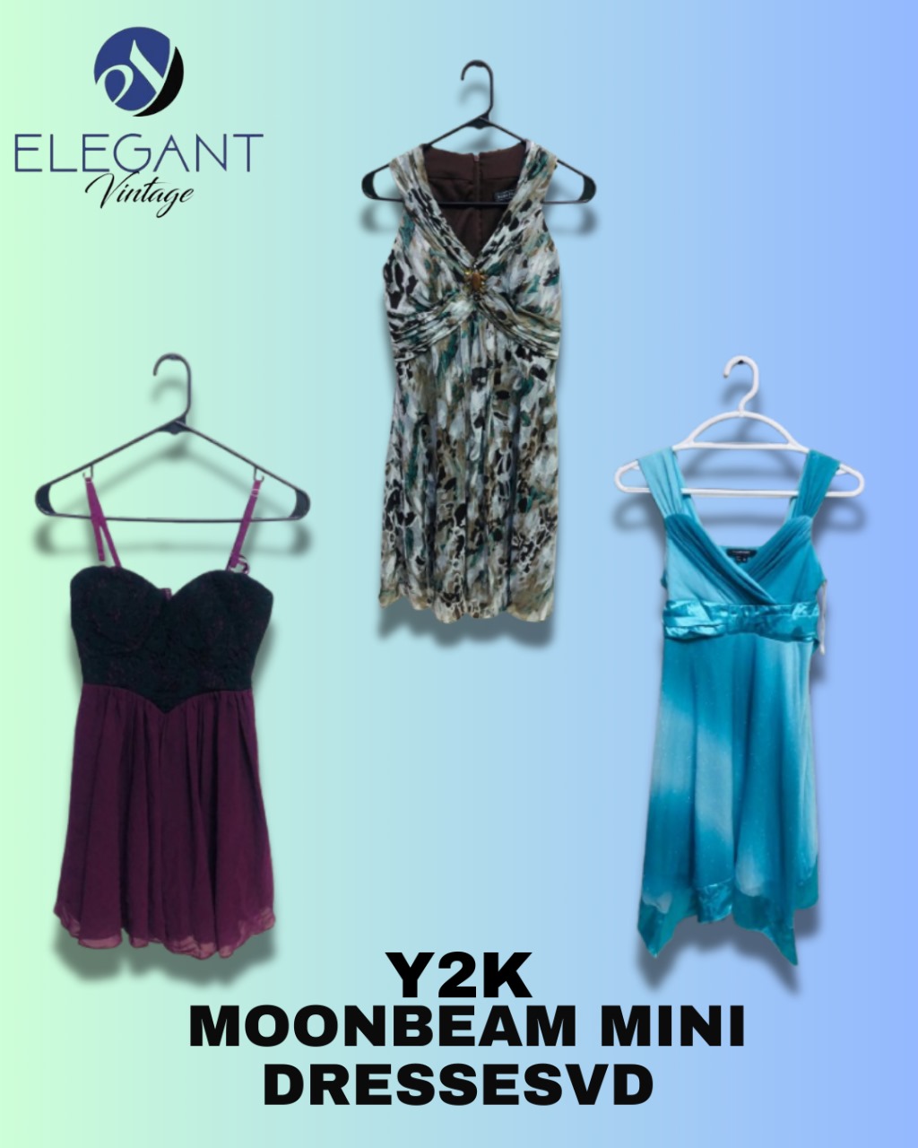 Y2K Moonbeam Mini Dresses - EV1269