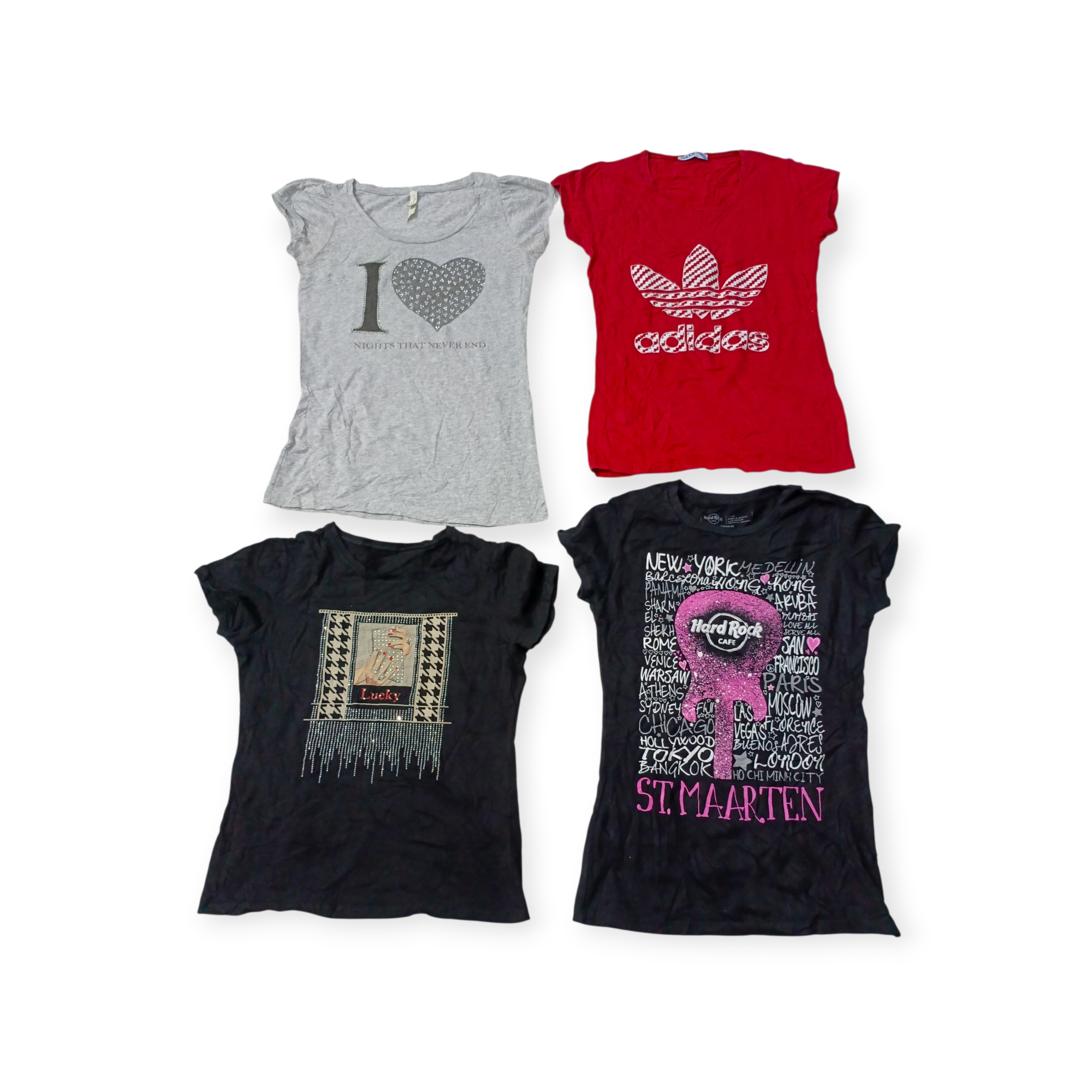 Y2k women mix t-shirt