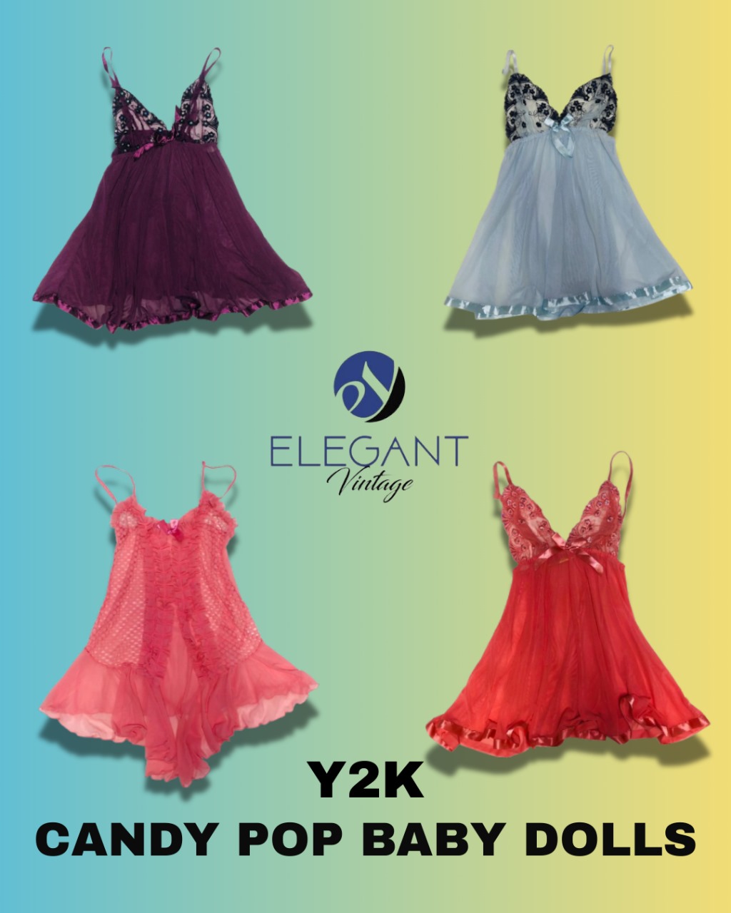 Y2K Candy Pop Baby Dolls - EV1281