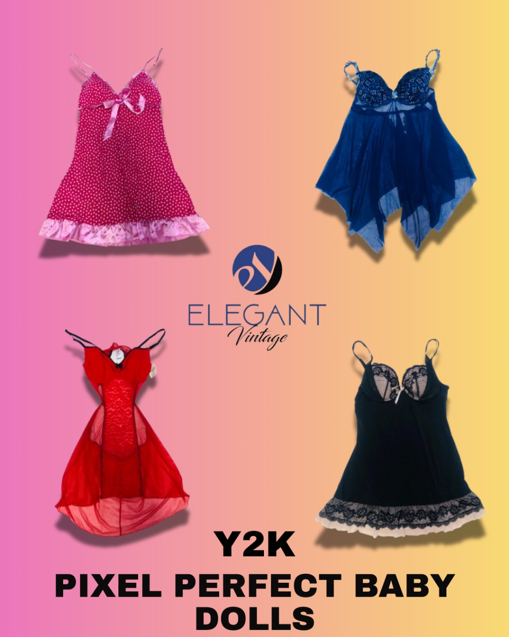 Y2K Pixel Perfect Baby Dolls - EV1282