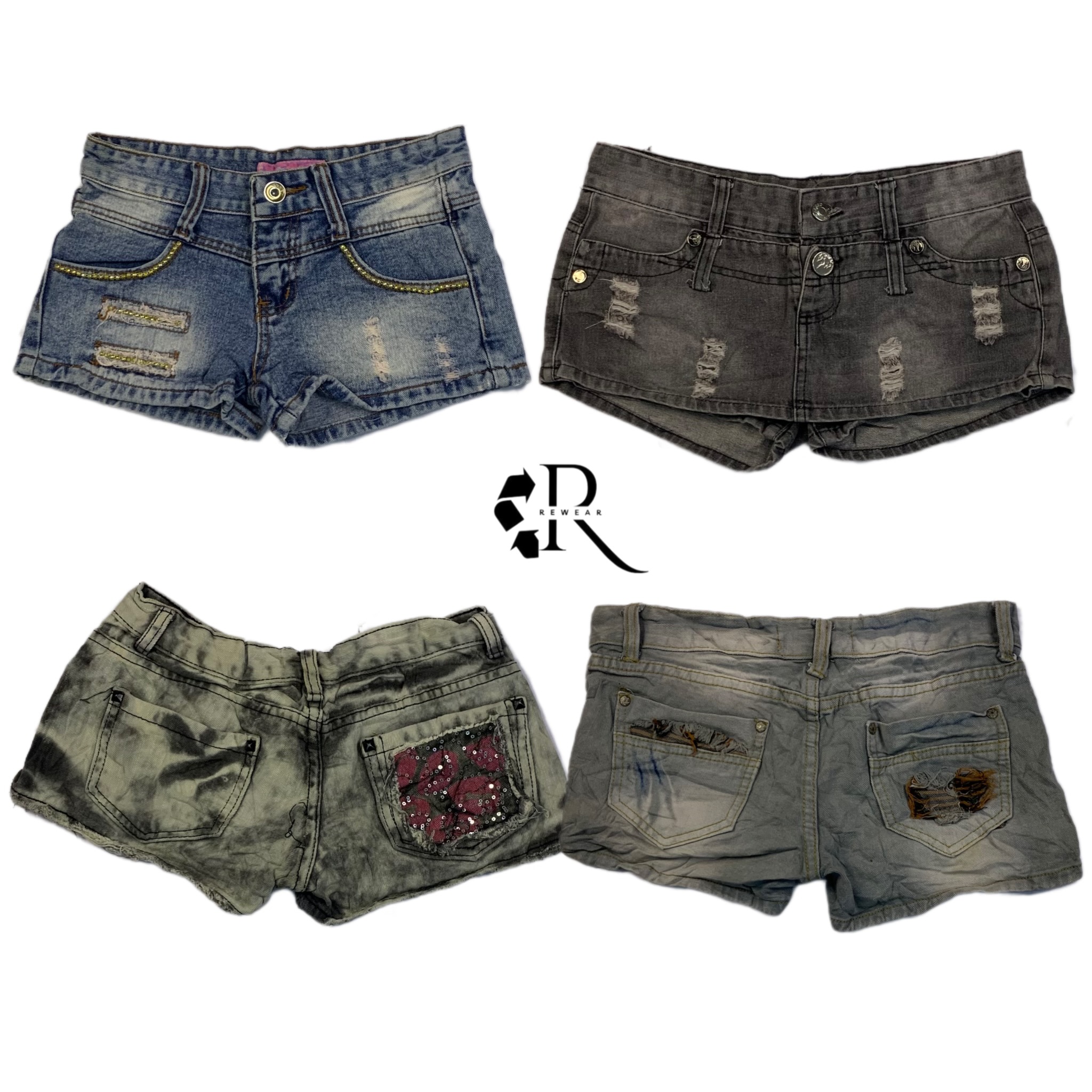 Y2K Britney Era Gir Micro Mini Short RW-1265