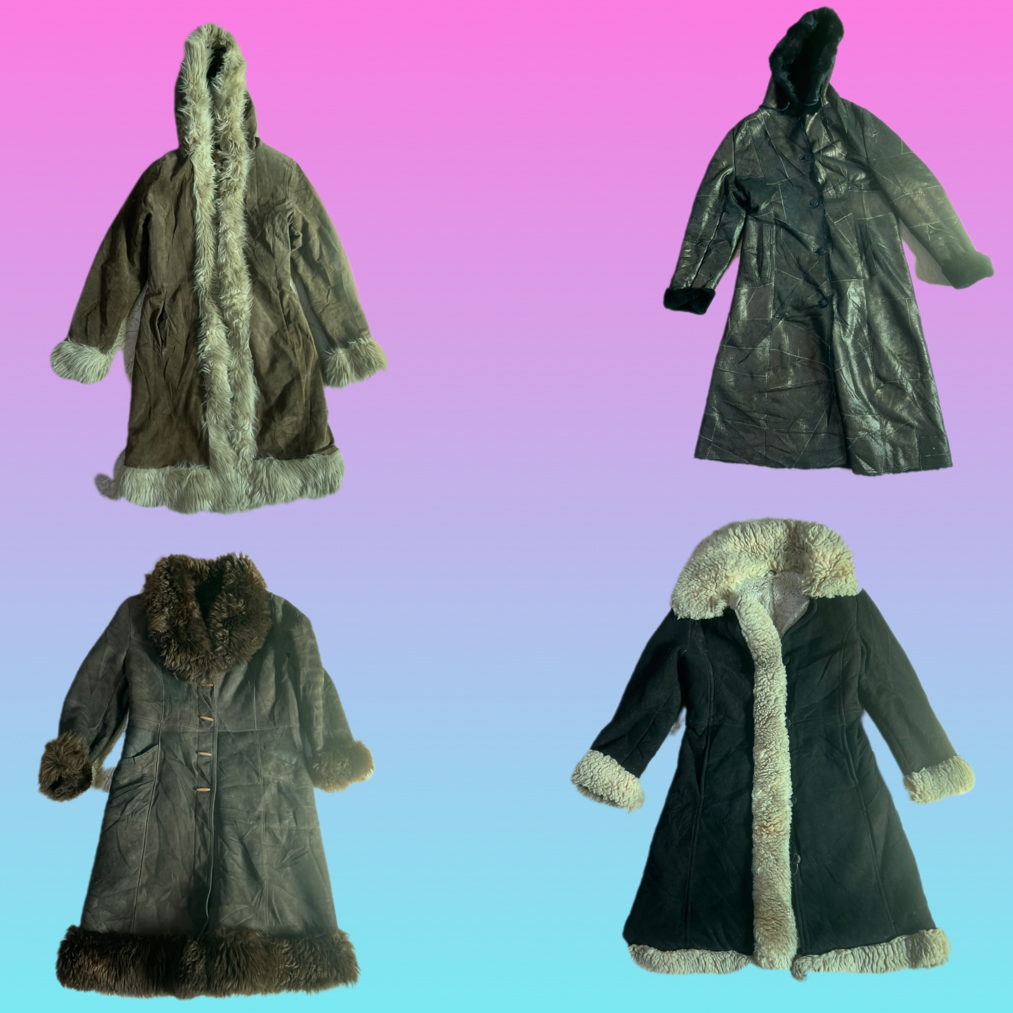 Y2K Afghan Coat (TS-1662)