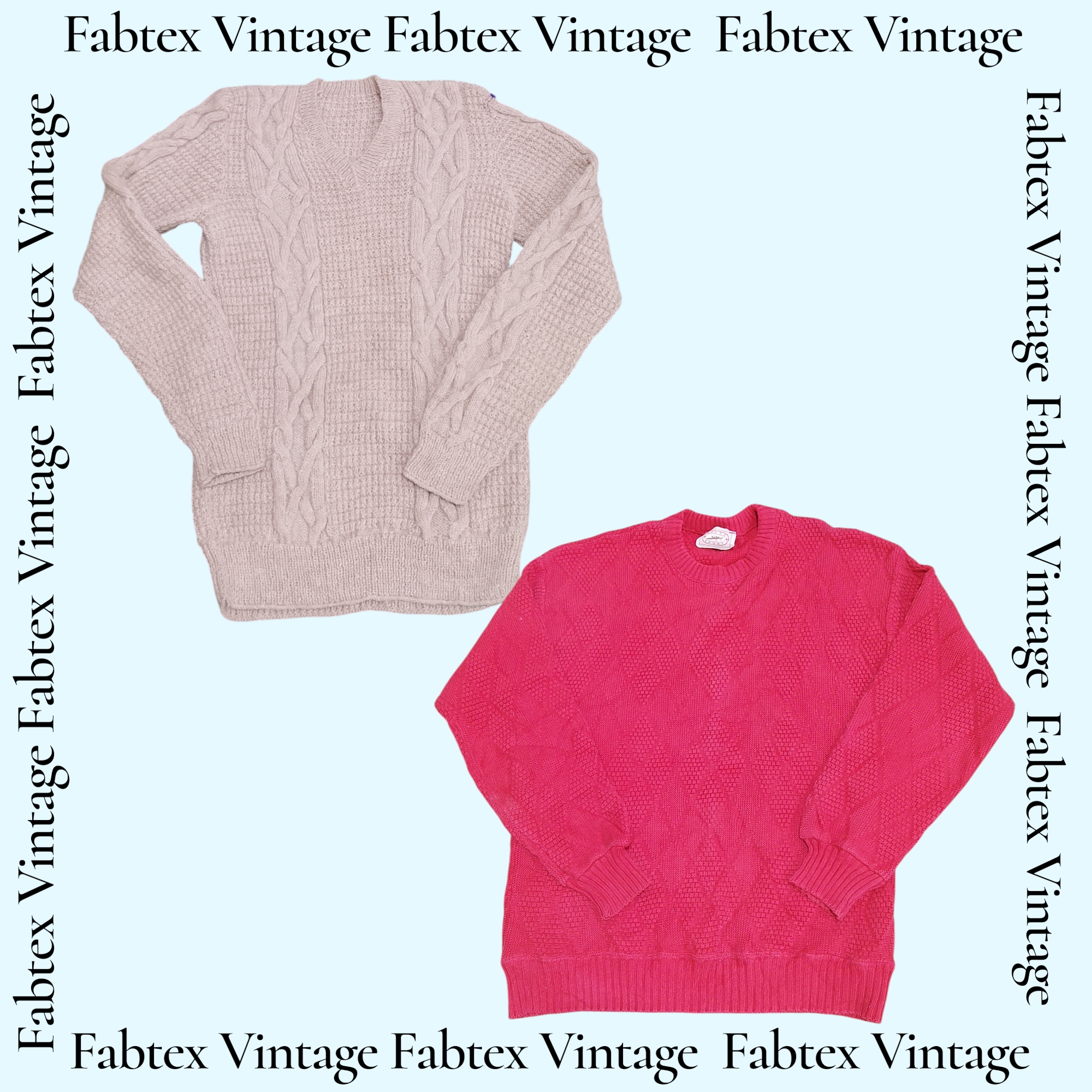 (FV-633) Cable Knitwear -Sweater