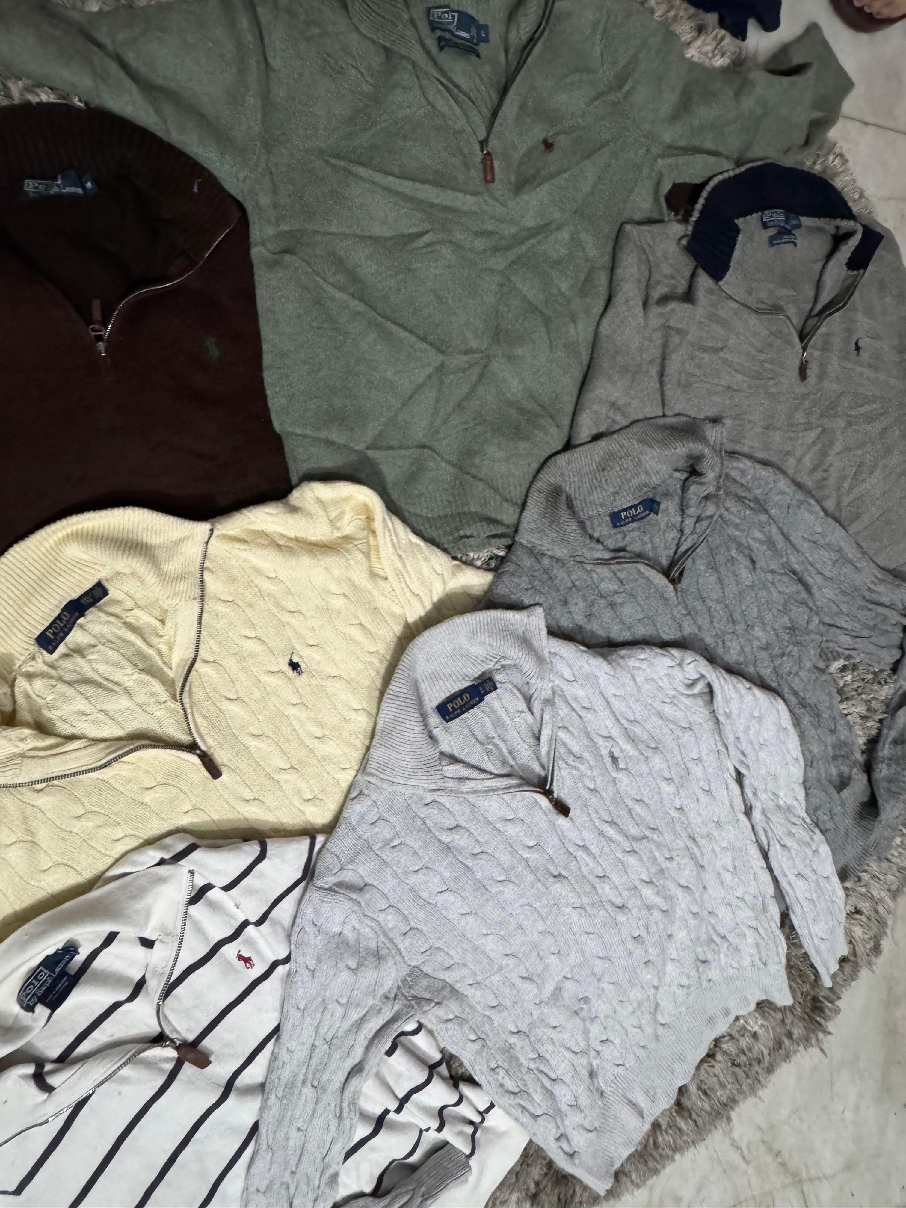 ラルフ・ローレン 1/4 ジップ